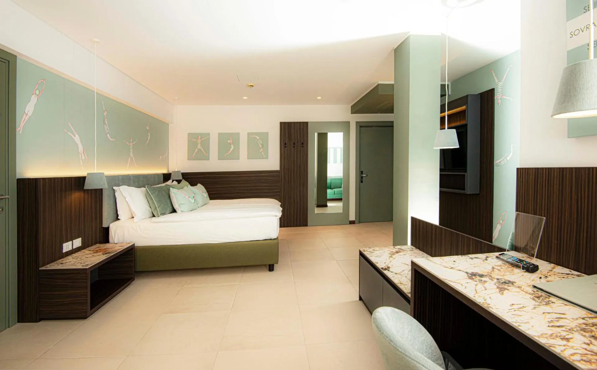 Photo of the whole room, Bed in Hotel Europa Lignano