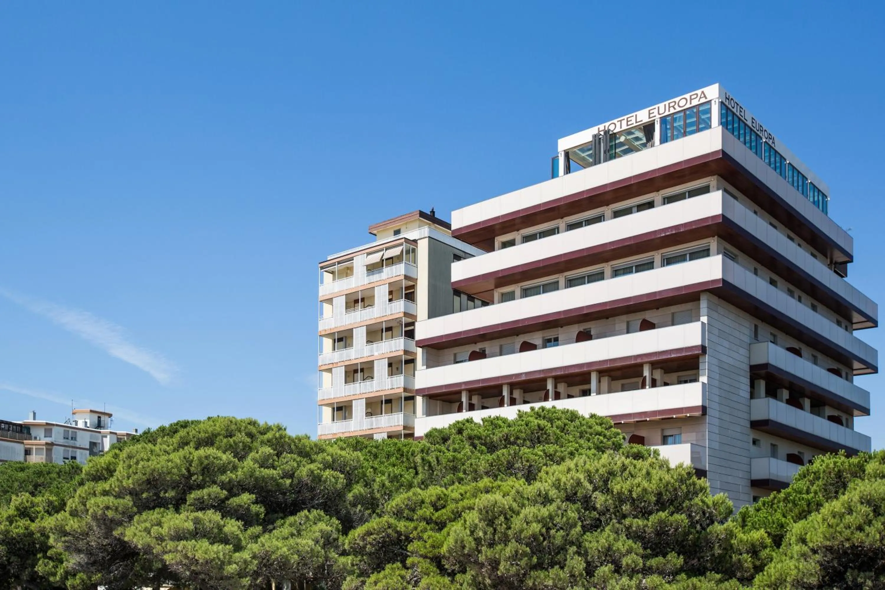 Facade/entrance in Hotel Europa Lignano