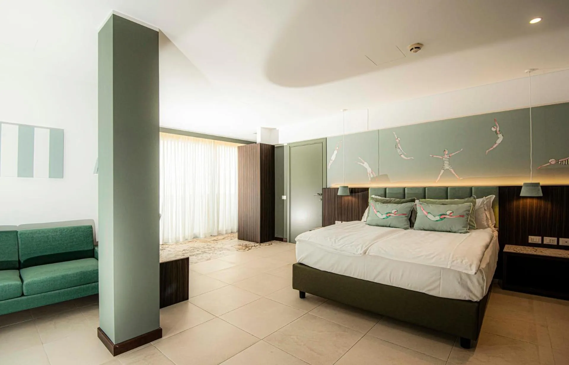 Bedroom, Bed in Hotel Europa Lignano