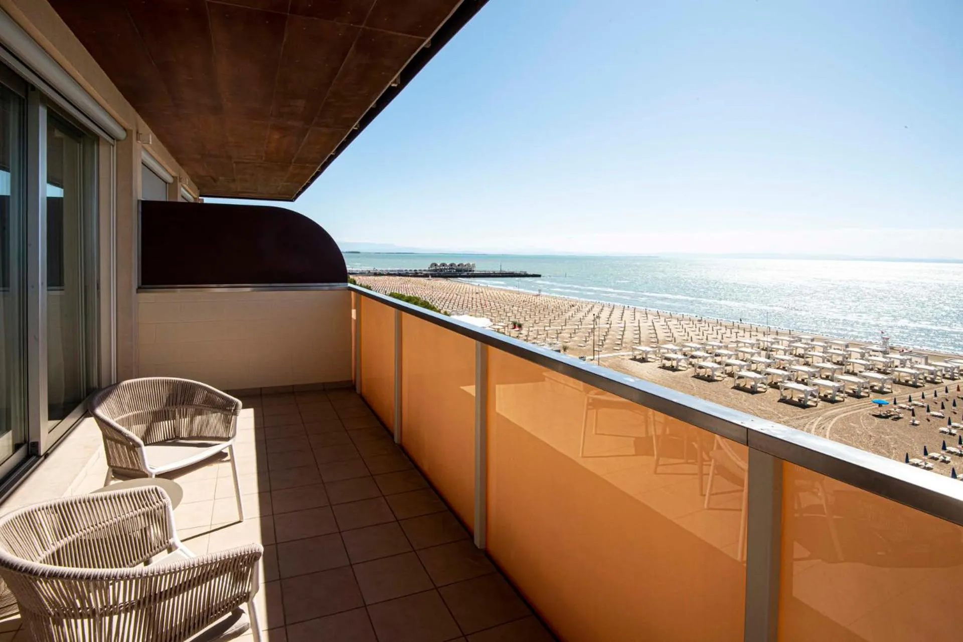 Balcony/Terrace in Hotel Europa Lignano