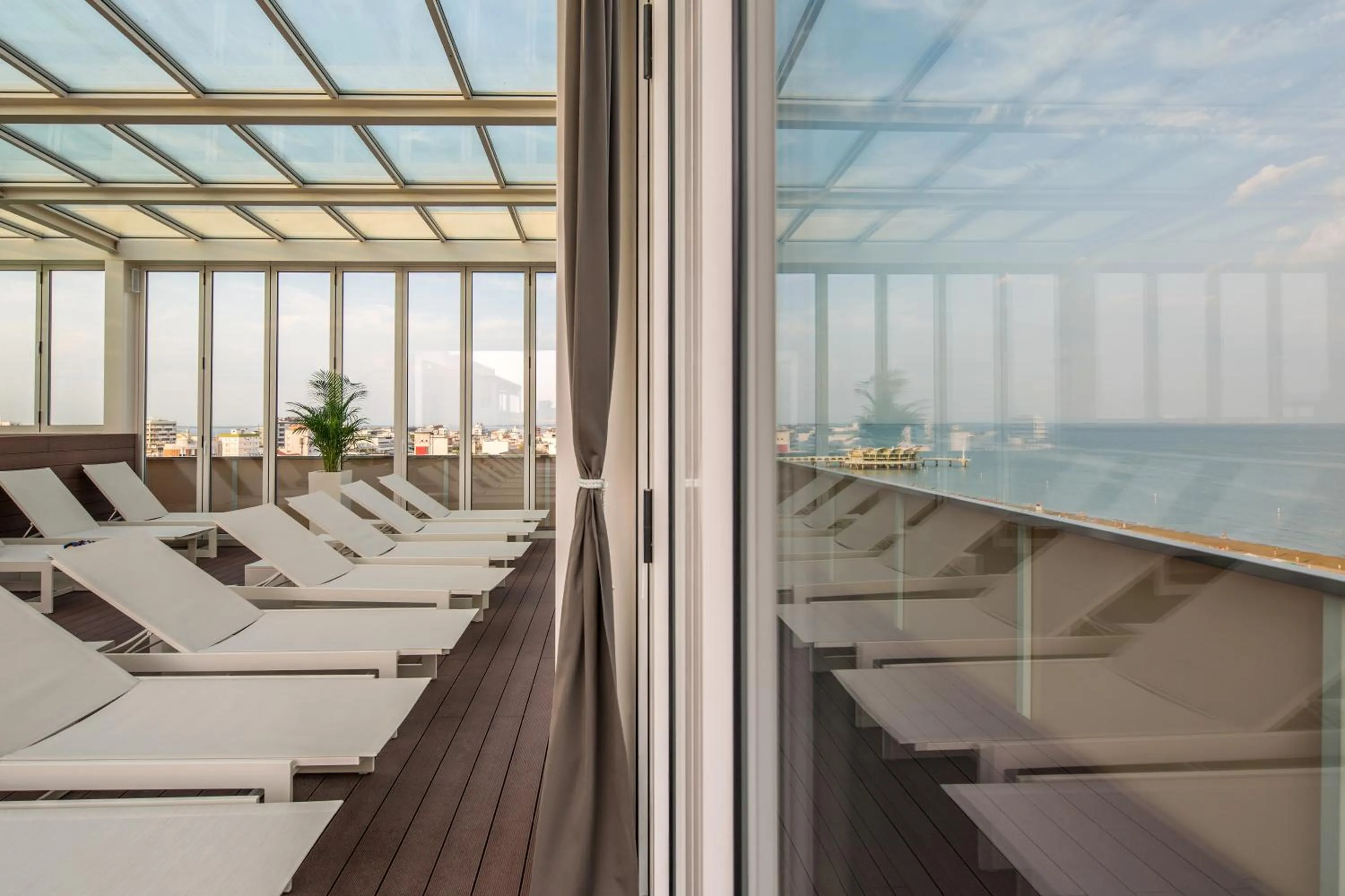 Balcony/Terrace in Hotel Europa Lignano