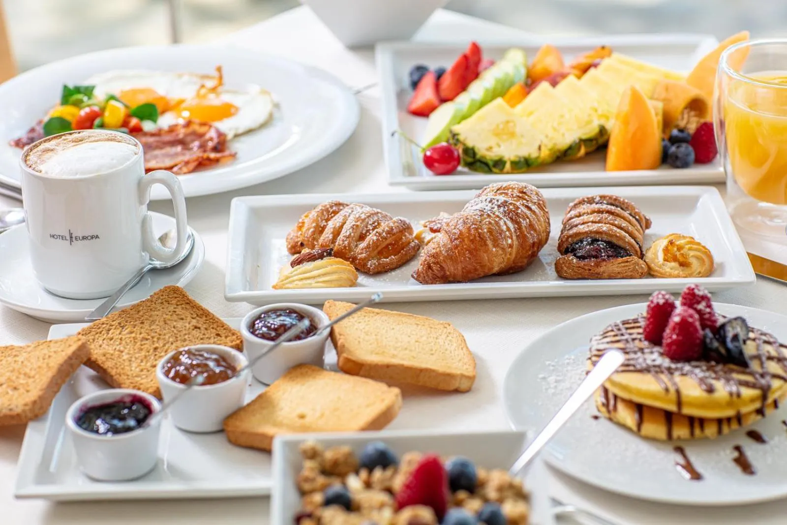 Breakfast in Hotel Europa Lignano