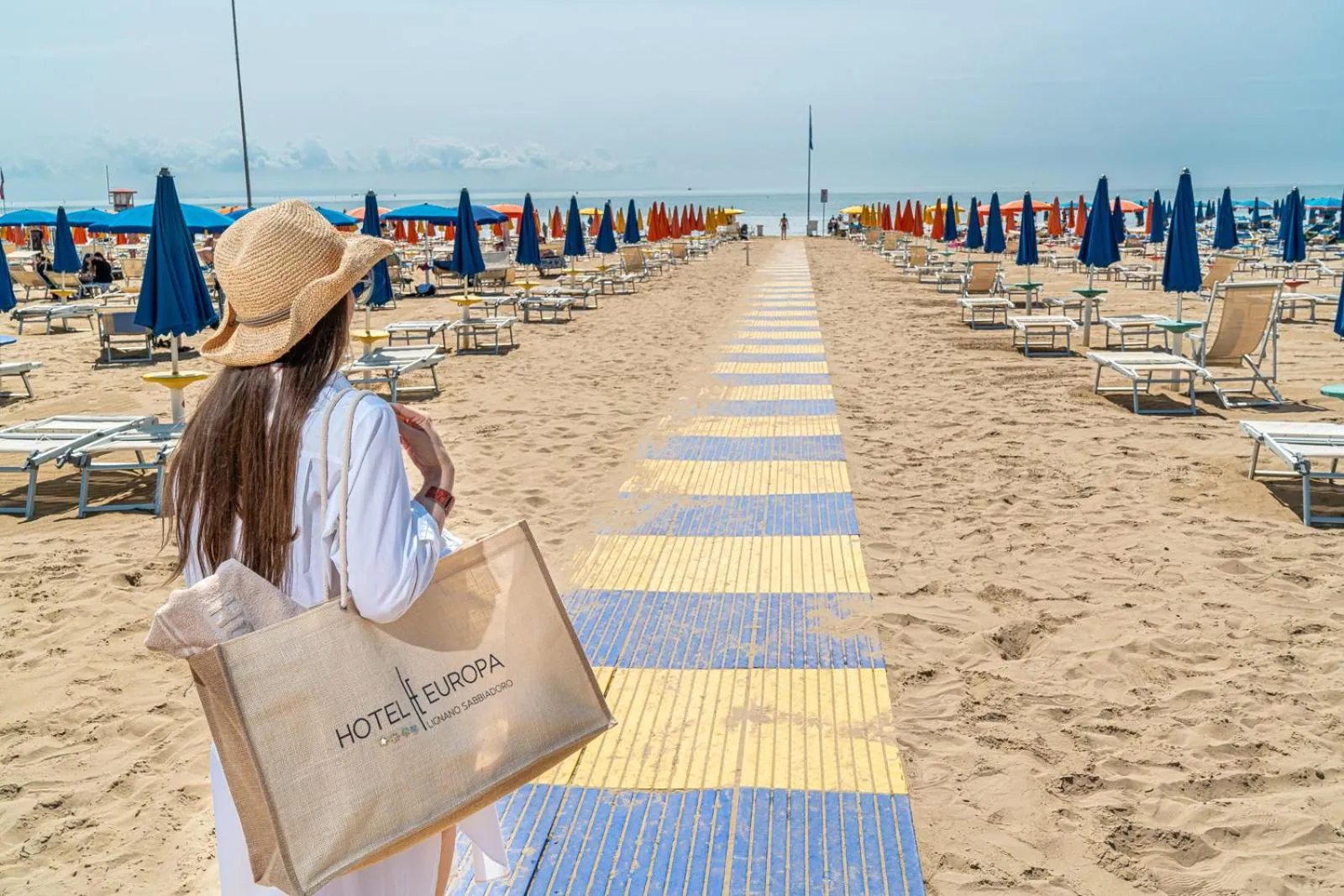 Beach in Hotel Europa Lignano