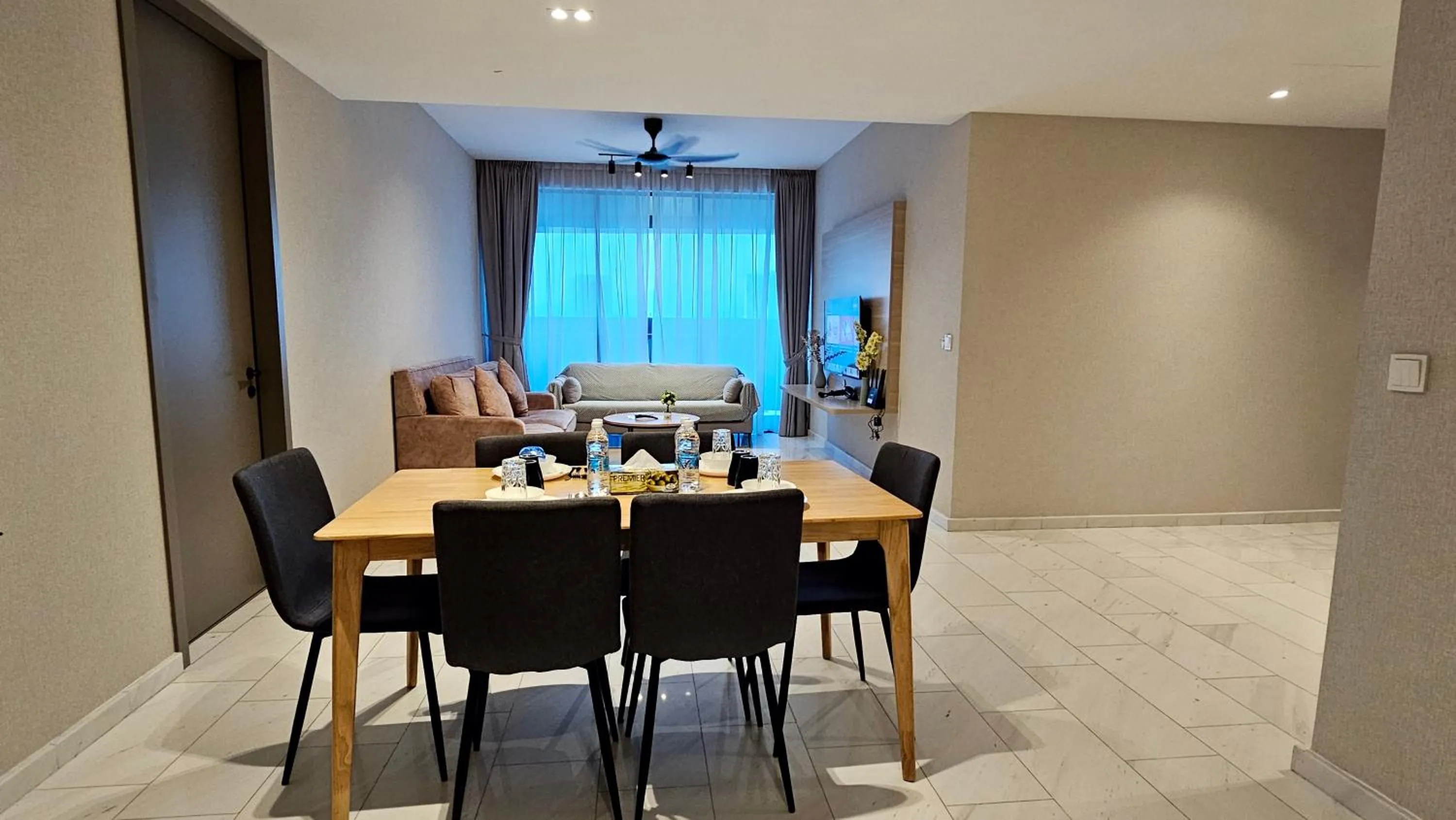Living room in Crystal Service Suite At Eaton KLCC