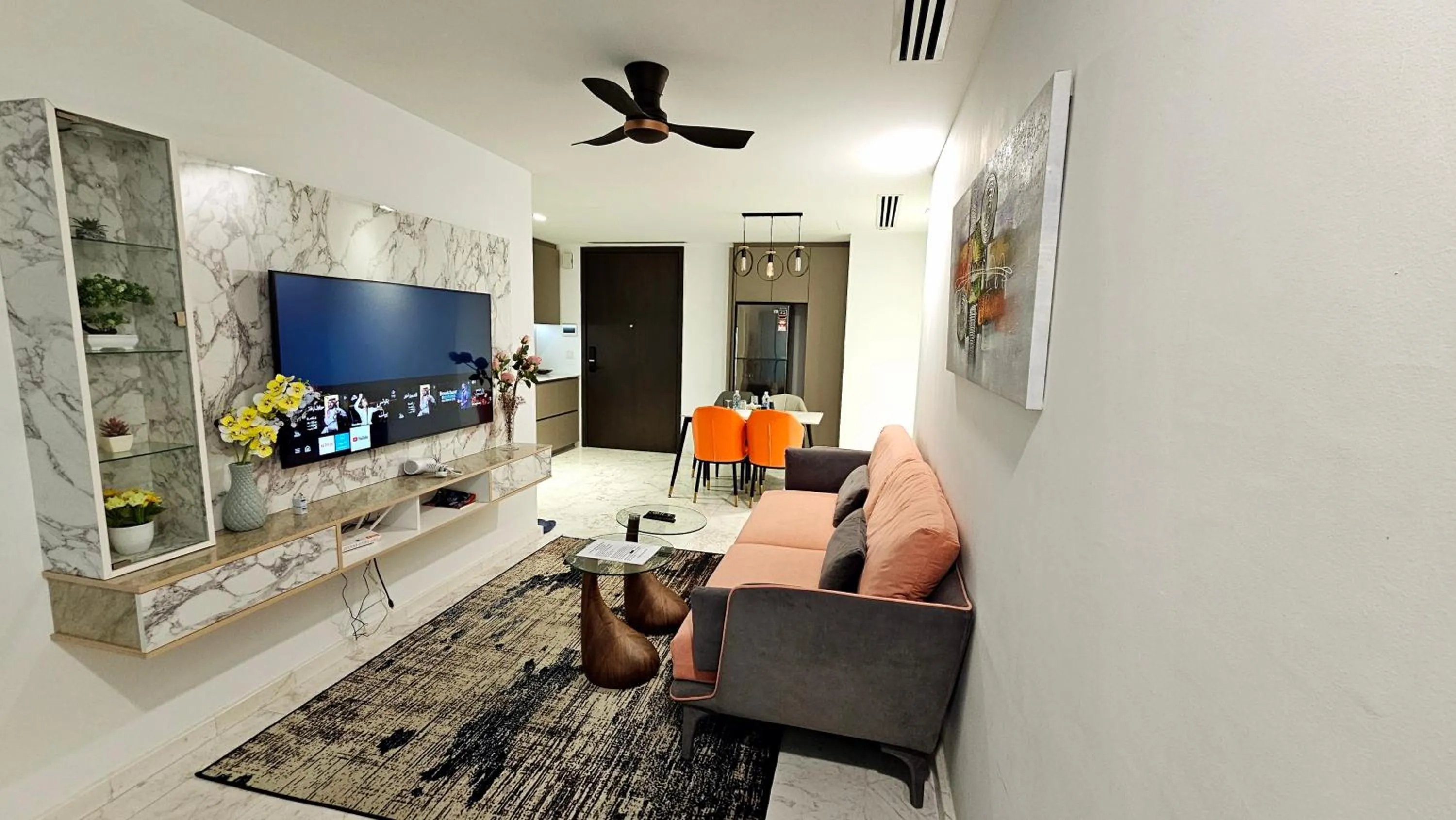 Seating area in Crystal Service Suite At Eaton KLCC