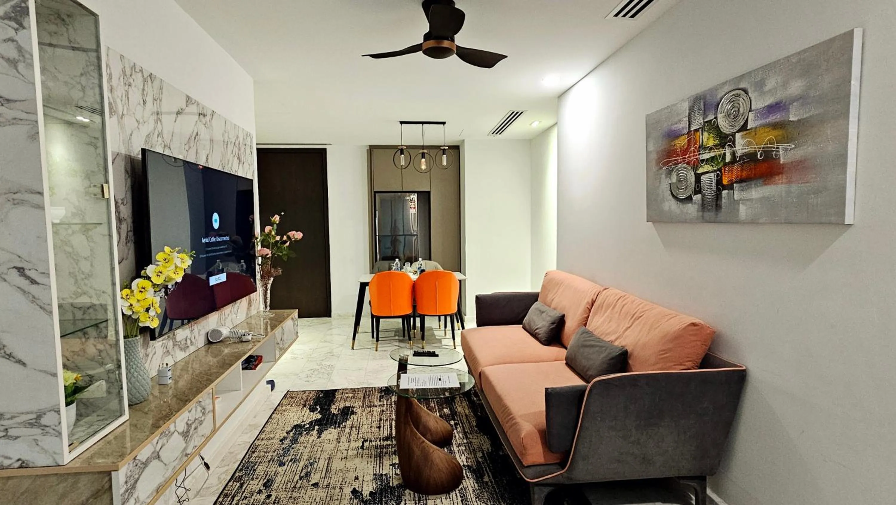 Seating area in Crystal Service Suite At Eaton KLCC