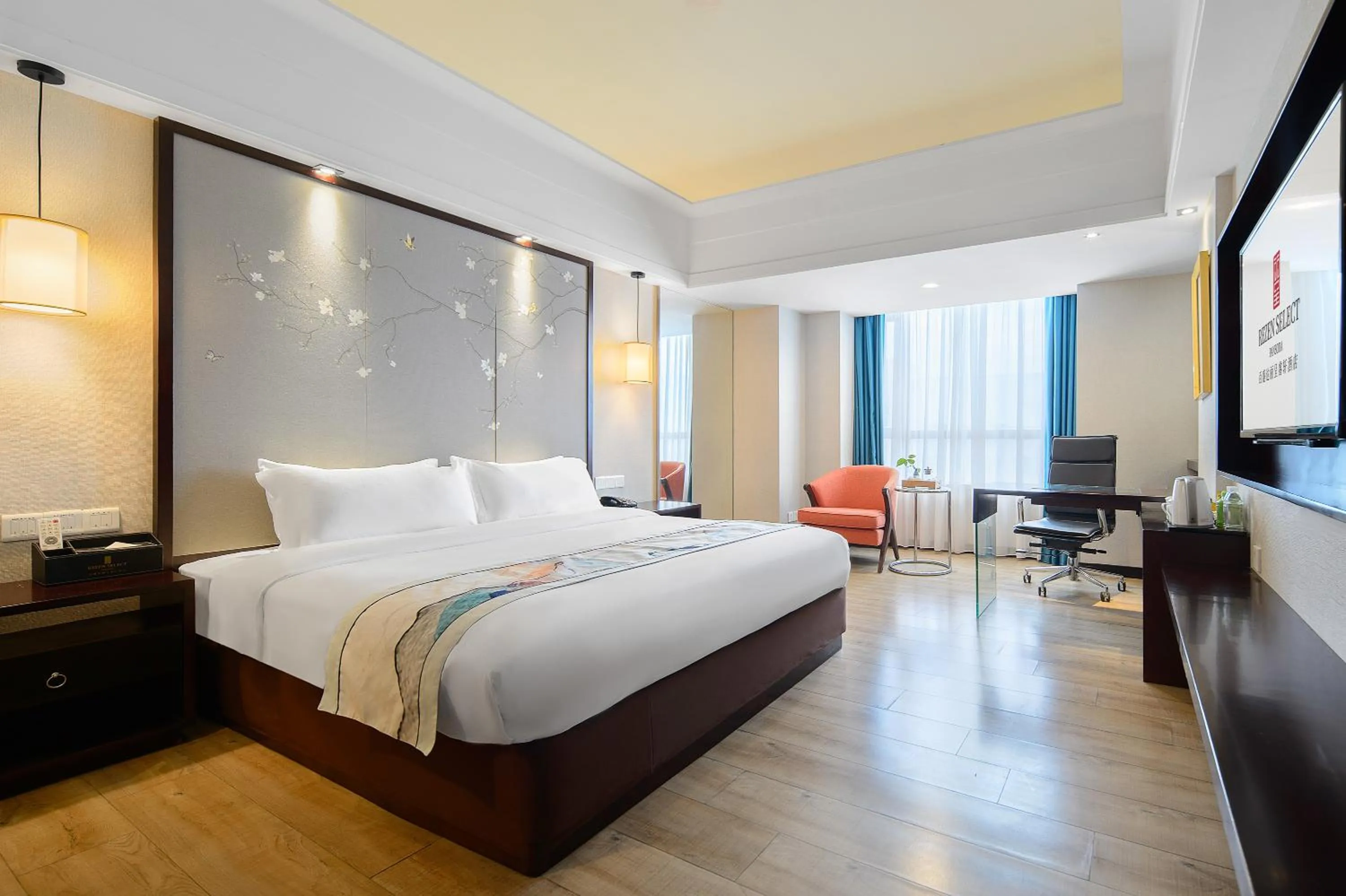 Bed in Foshan Rezen Select Pasonda Hotel
