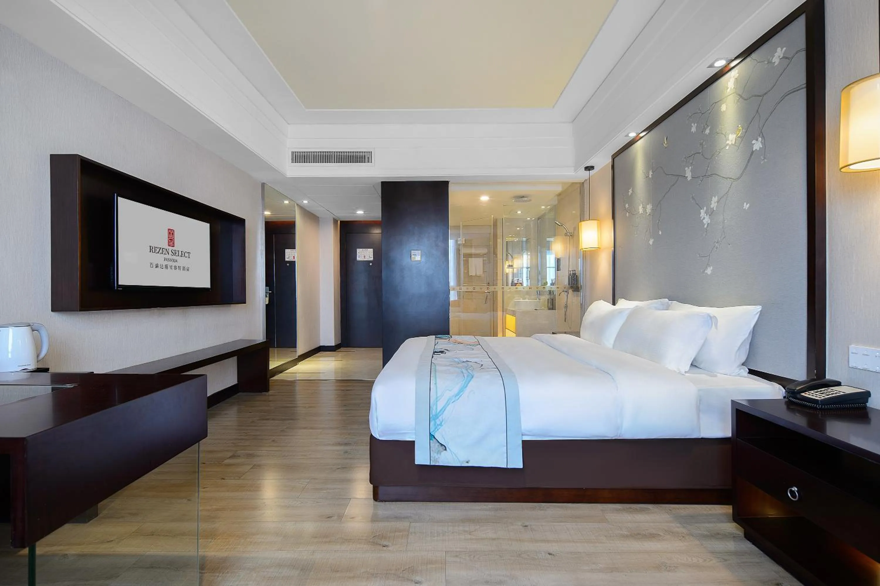 Bed in Foshan Rezen Select Pasonda Hotel