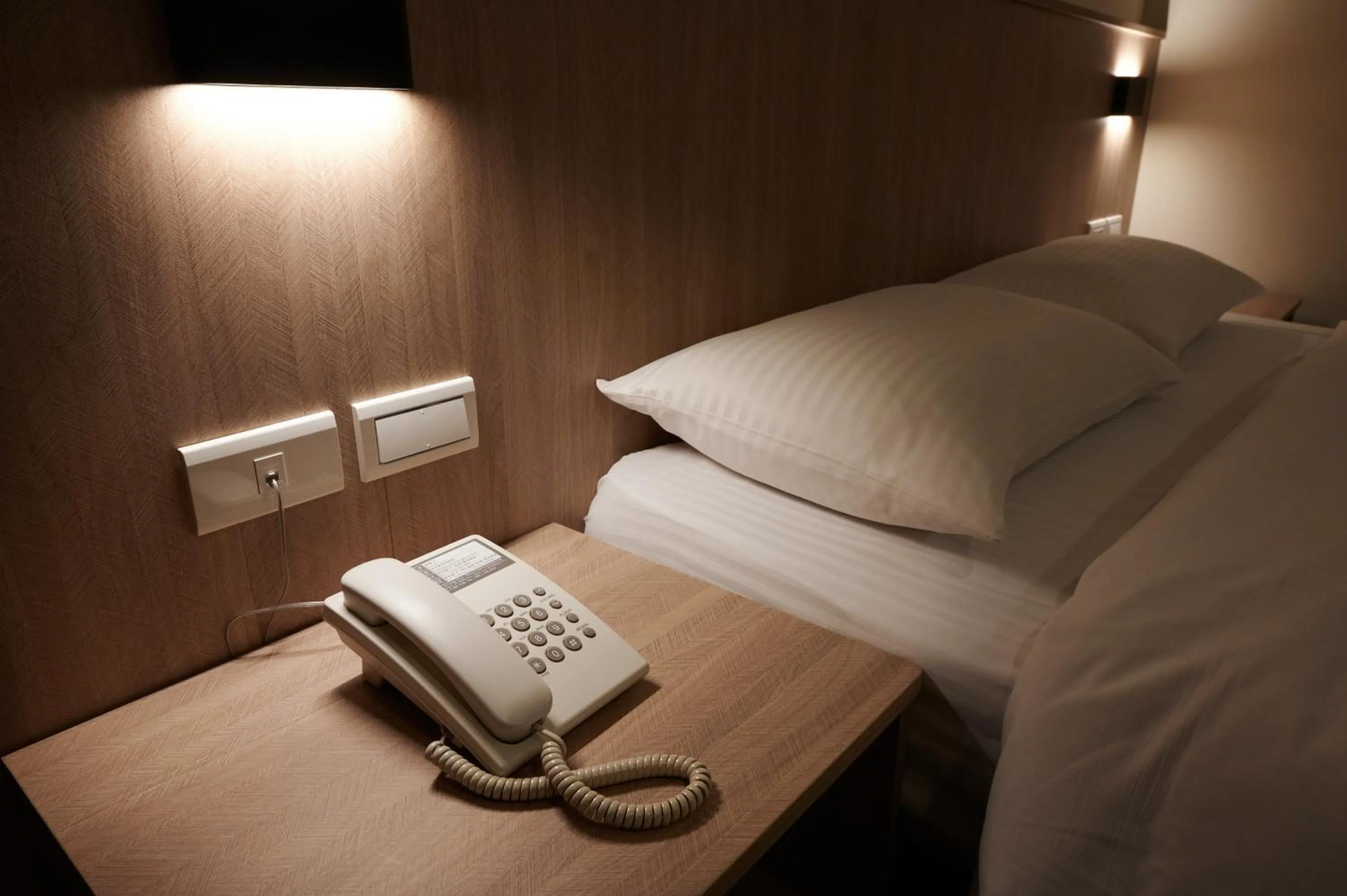 Decorative detail, Bed in Nei Jiang Hotel