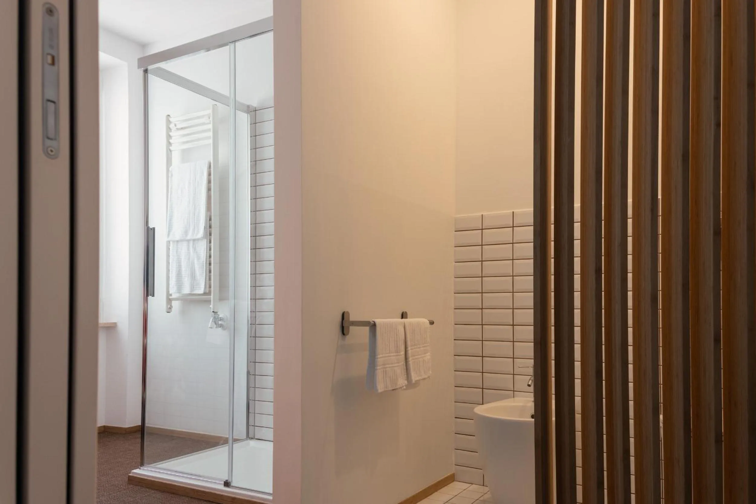 Shower in Albergo alla Spiaggia