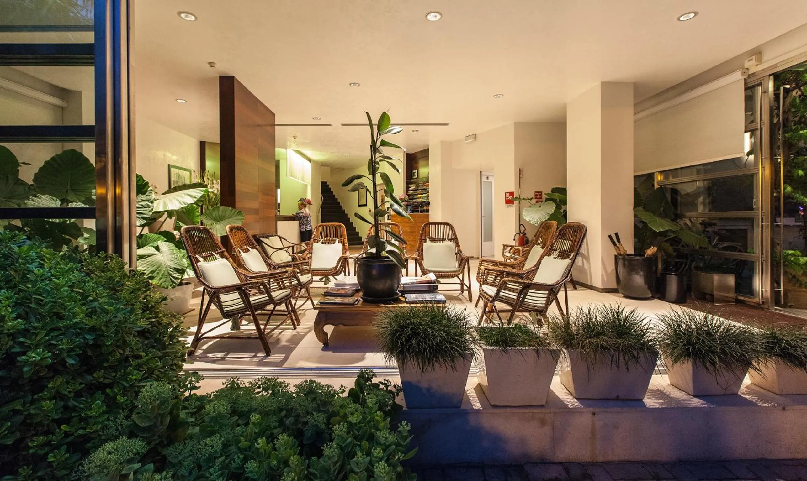 Lobby or reception in Albergo alla Spiaggia