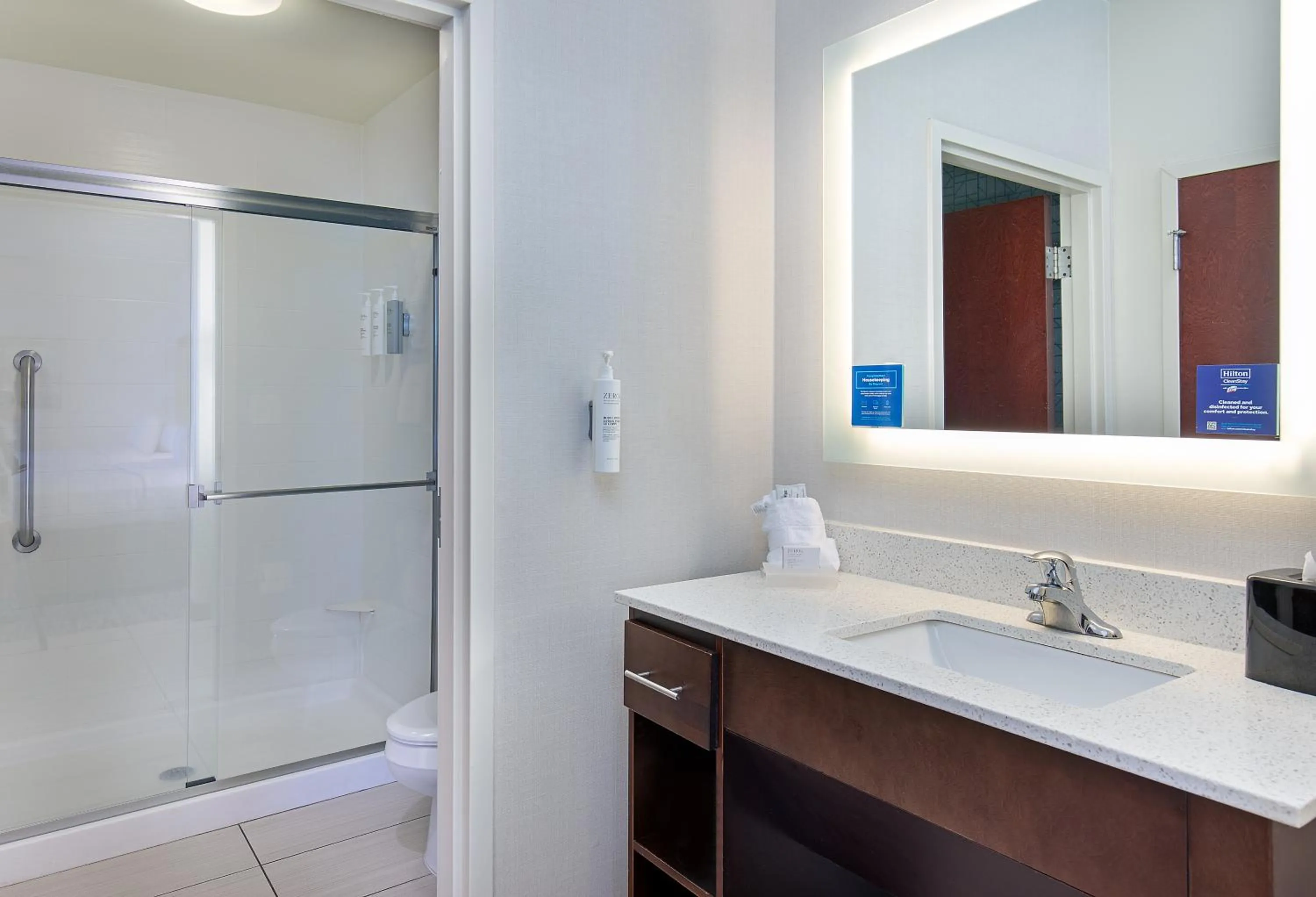 Shower in Homewood Suites by Hilton Atlanta Perimeter Center