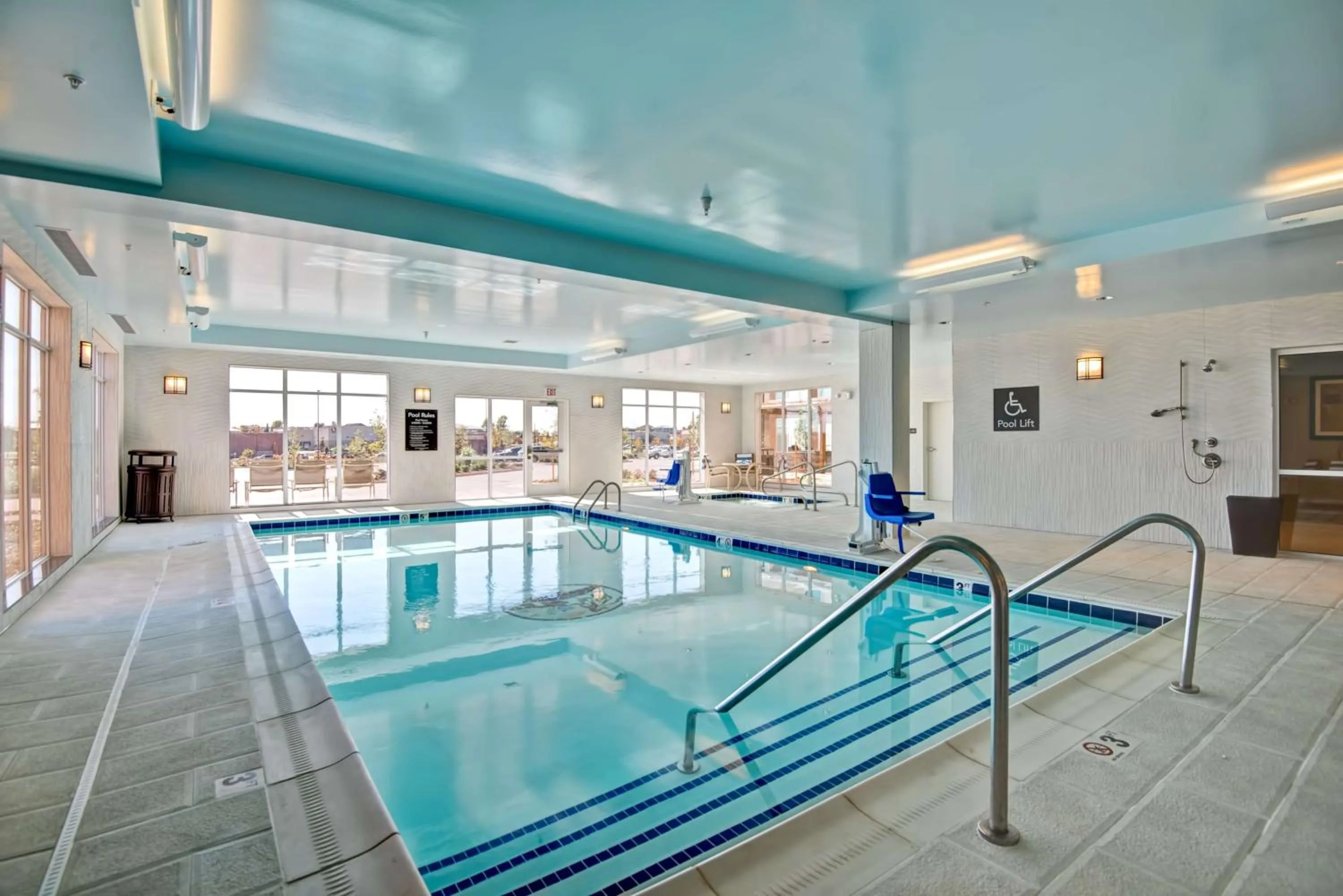 Pool view in Homewood Suites by Hilton Greeley