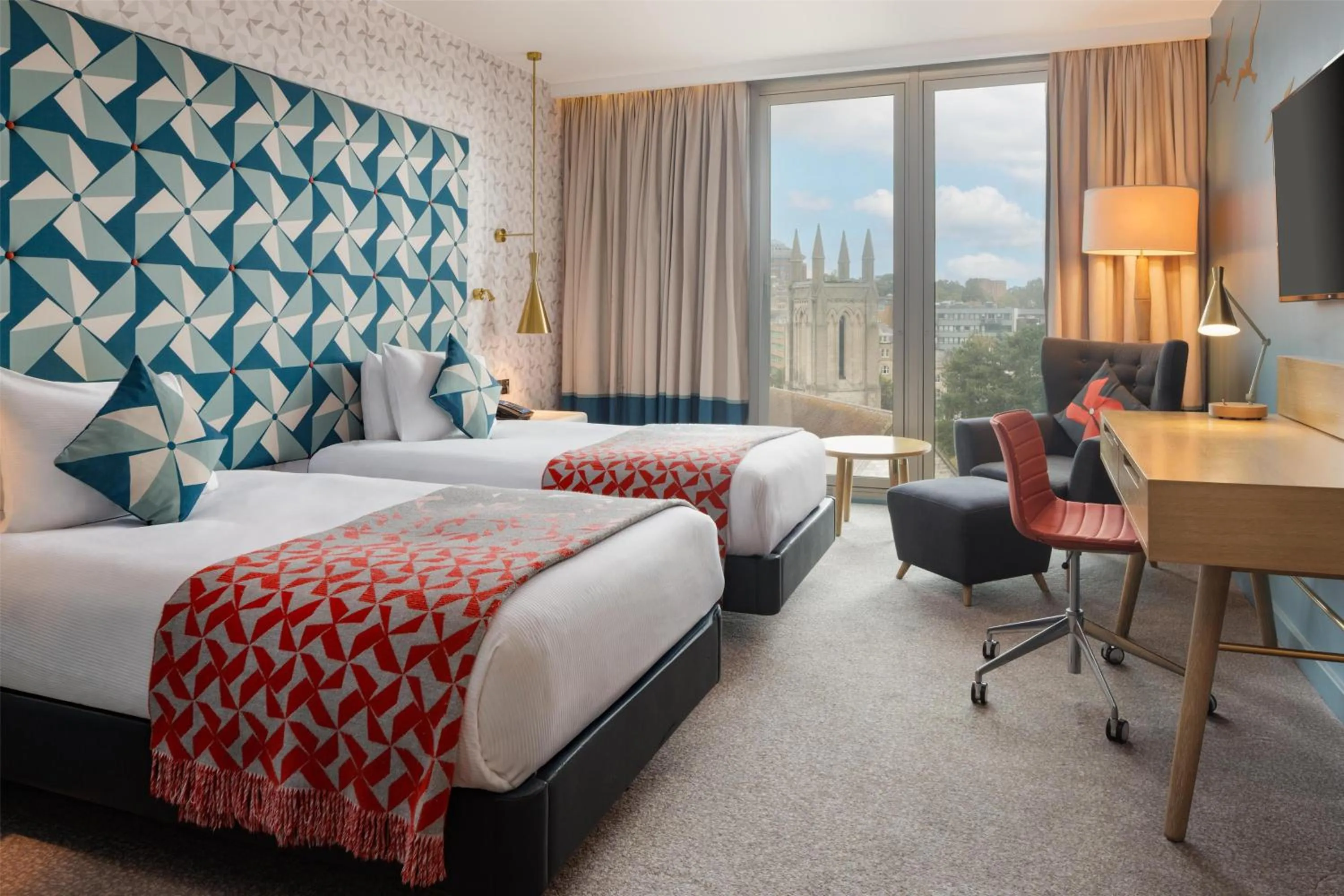 Bed in Hilton Bournemouth