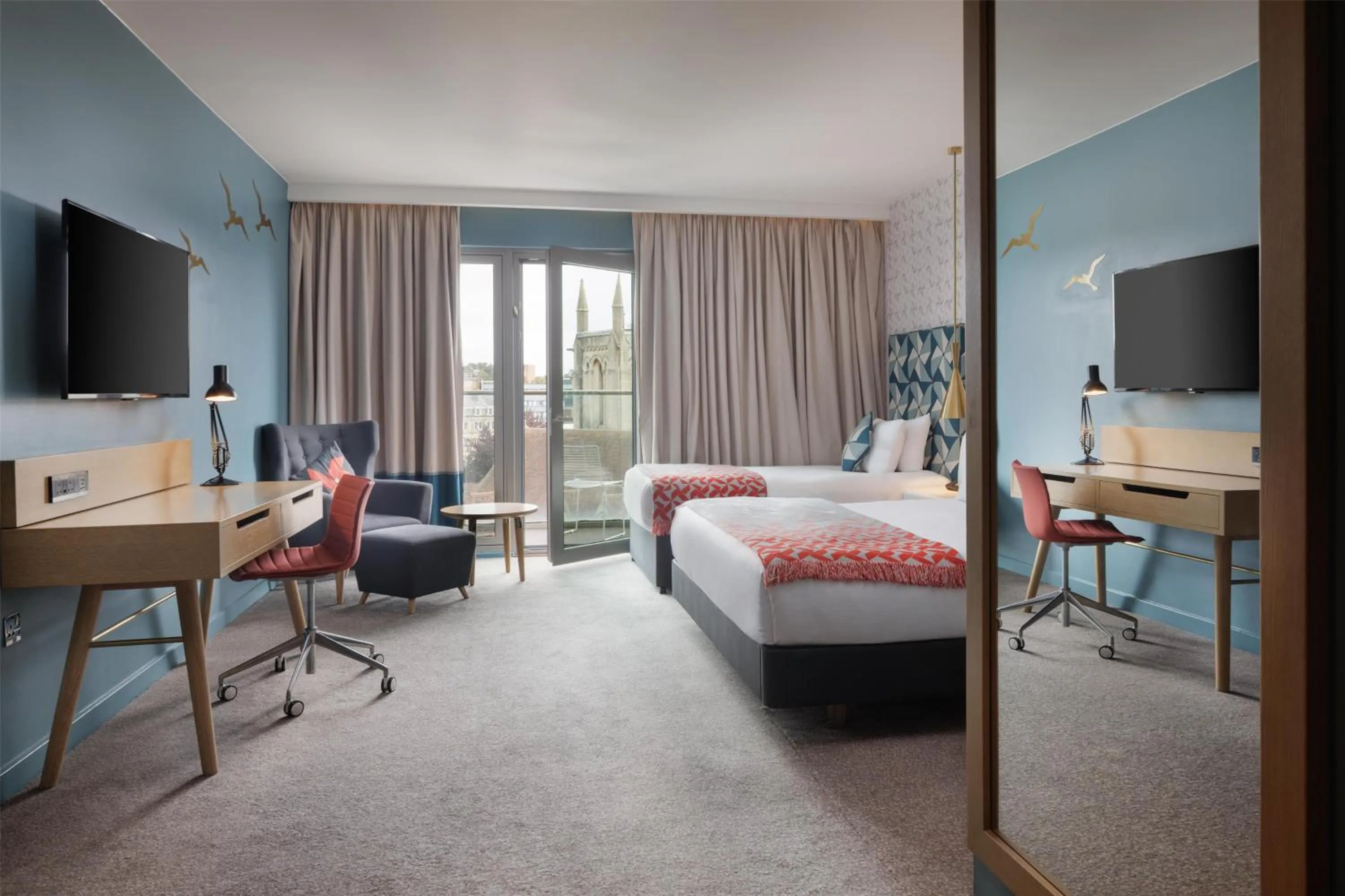 Bed in Hilton Bournemouth