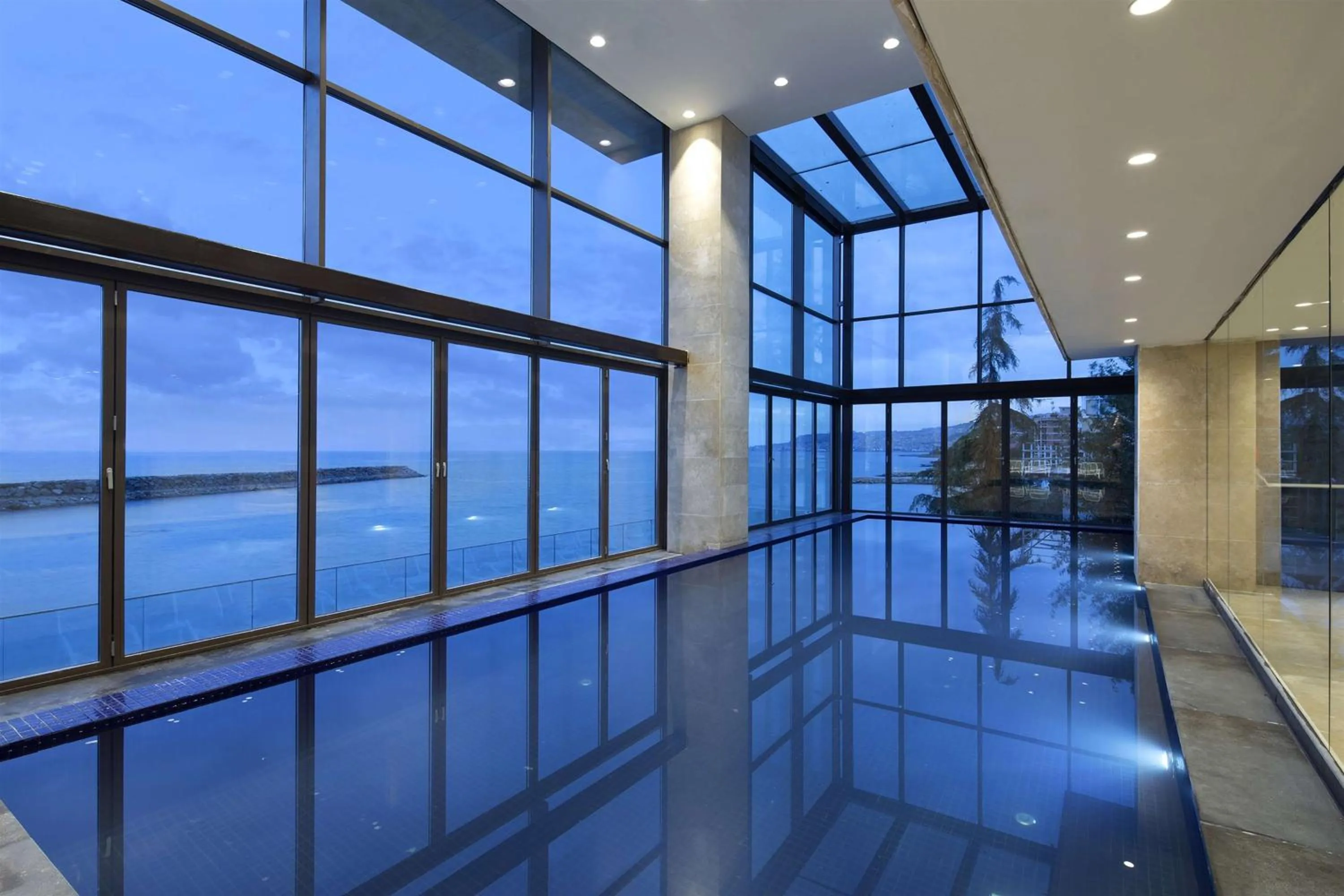 Pool view in DoubleTree by Hilton Trabzon