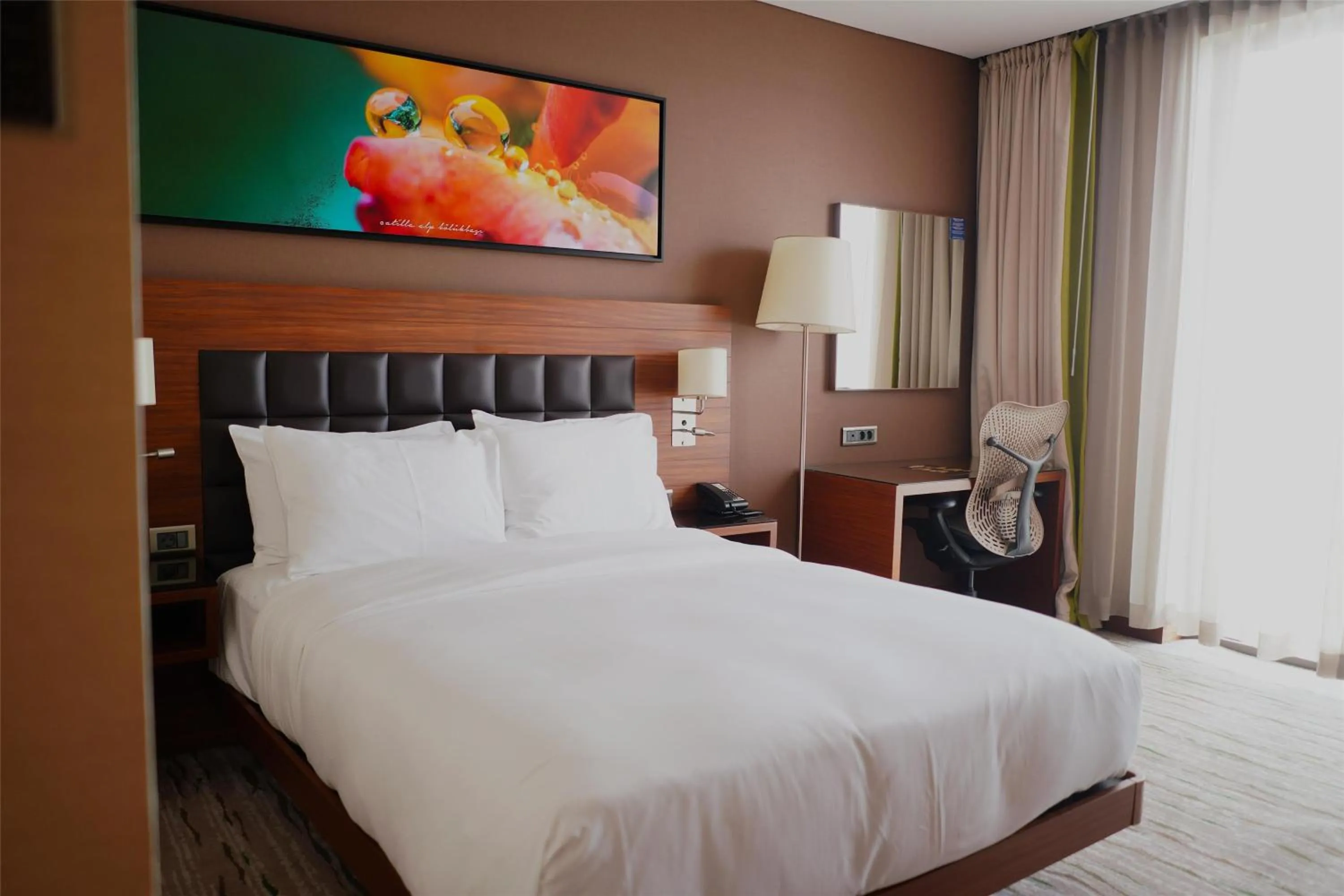 Bed in DoubleTree by Hilton Trabzon