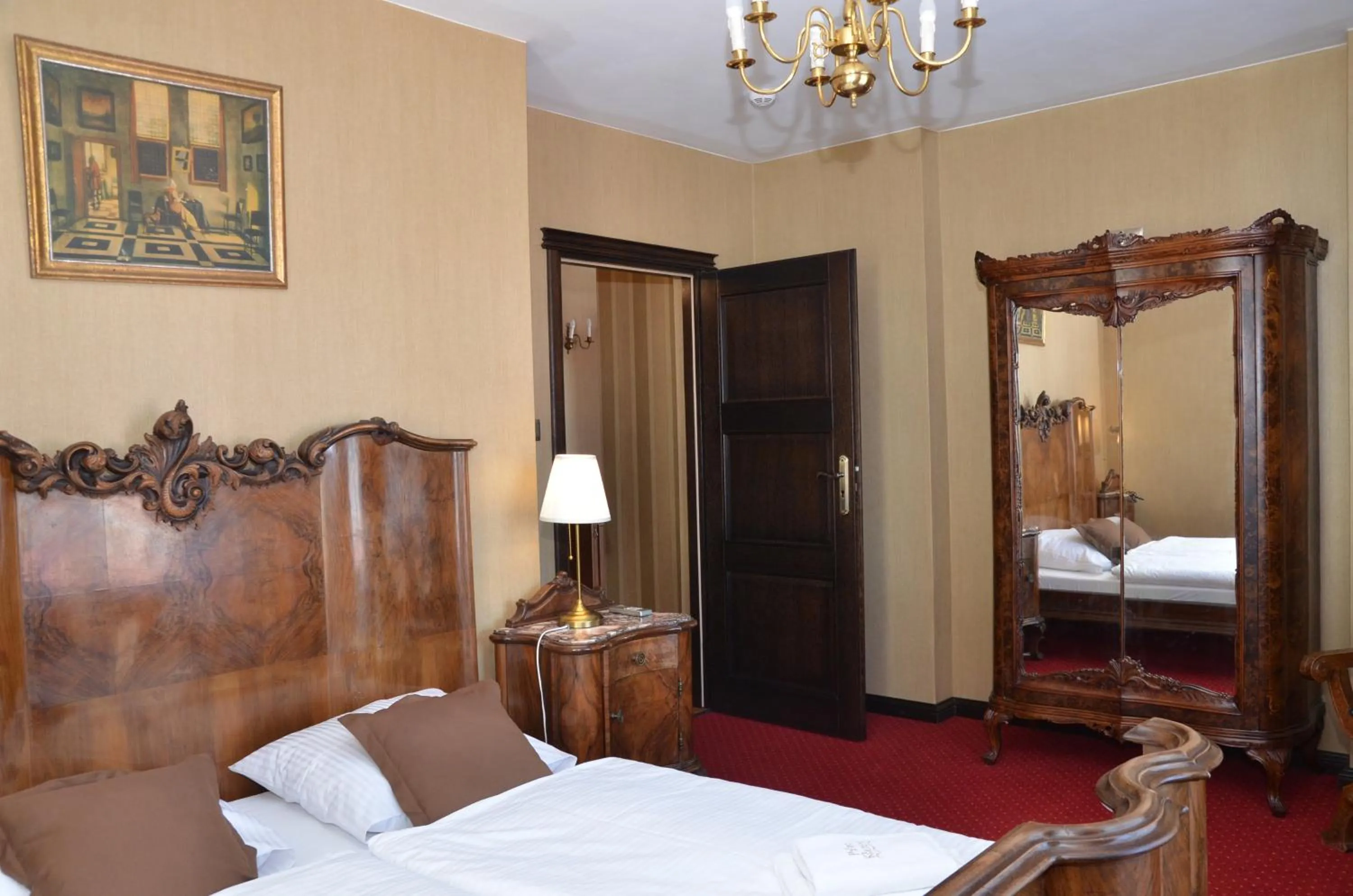 Bedroom, Bed in Pałac Kłanino