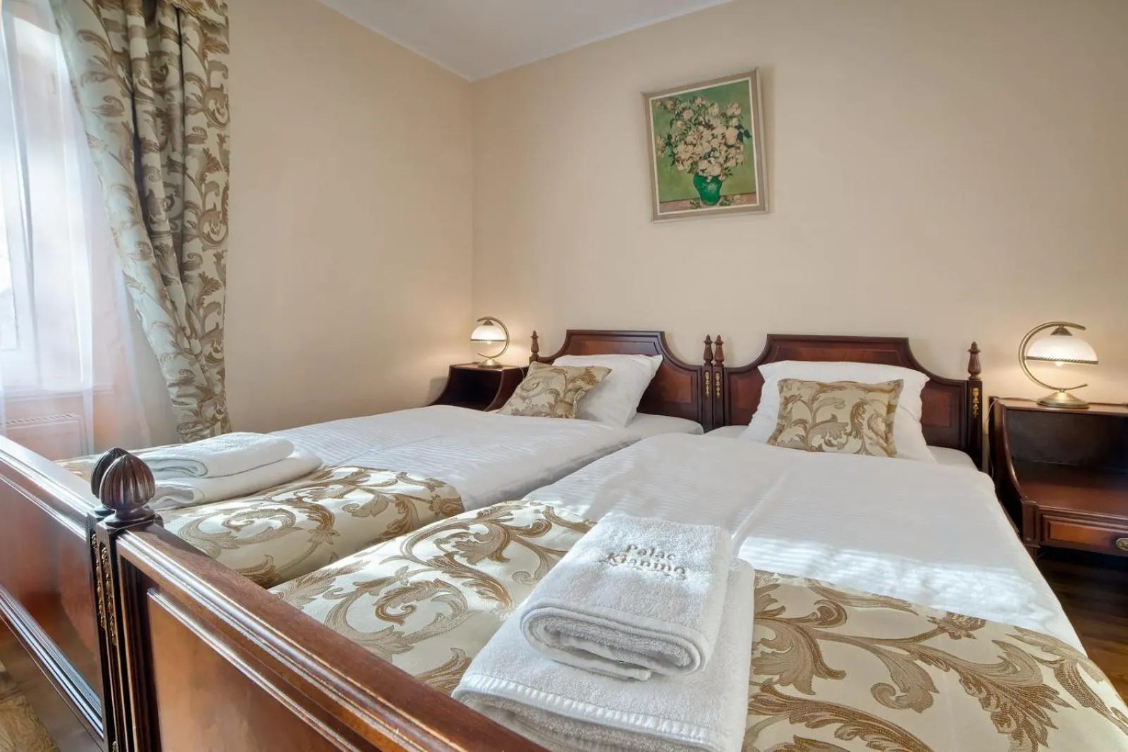 Bed in Pałac Kłanino