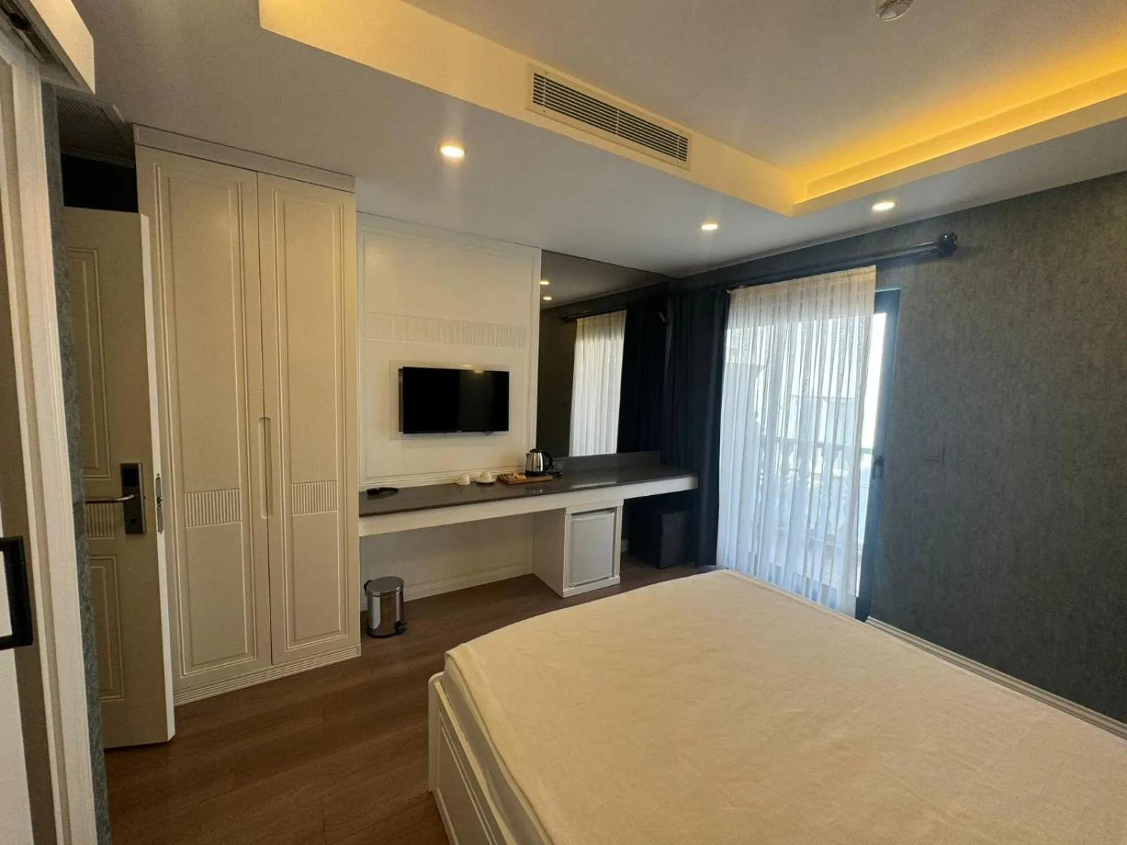 Bed in Ber Mai İnci Hotel Antalya