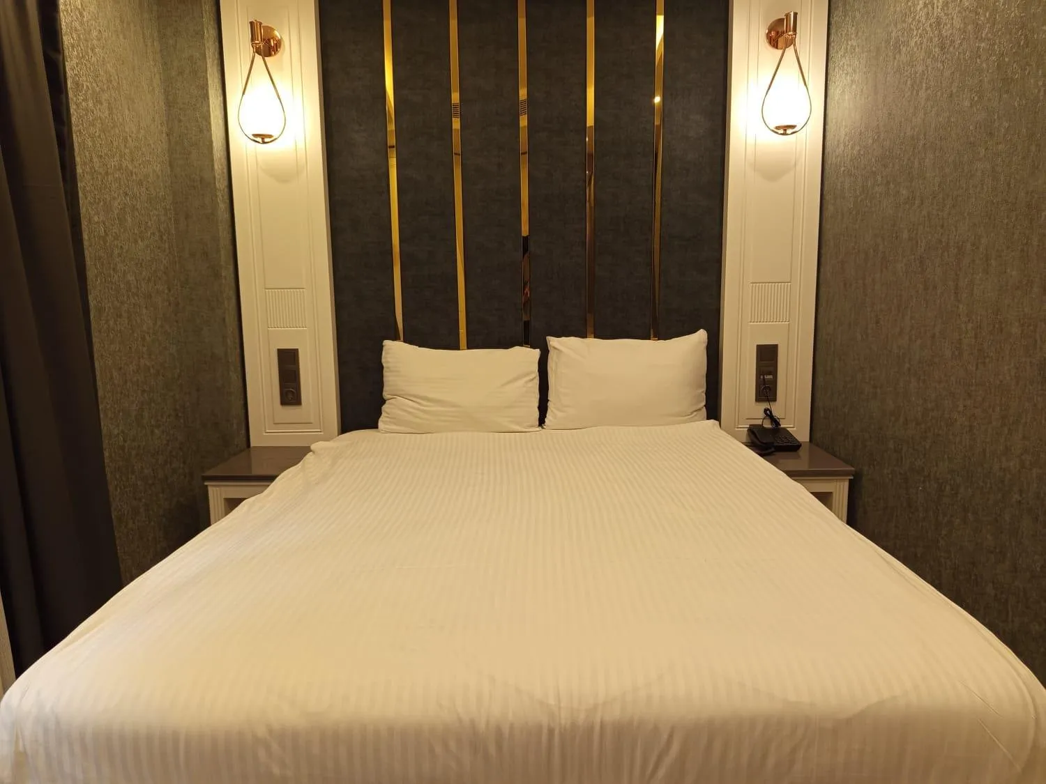 Bed in Ber Mai İnci Hotel Antalya