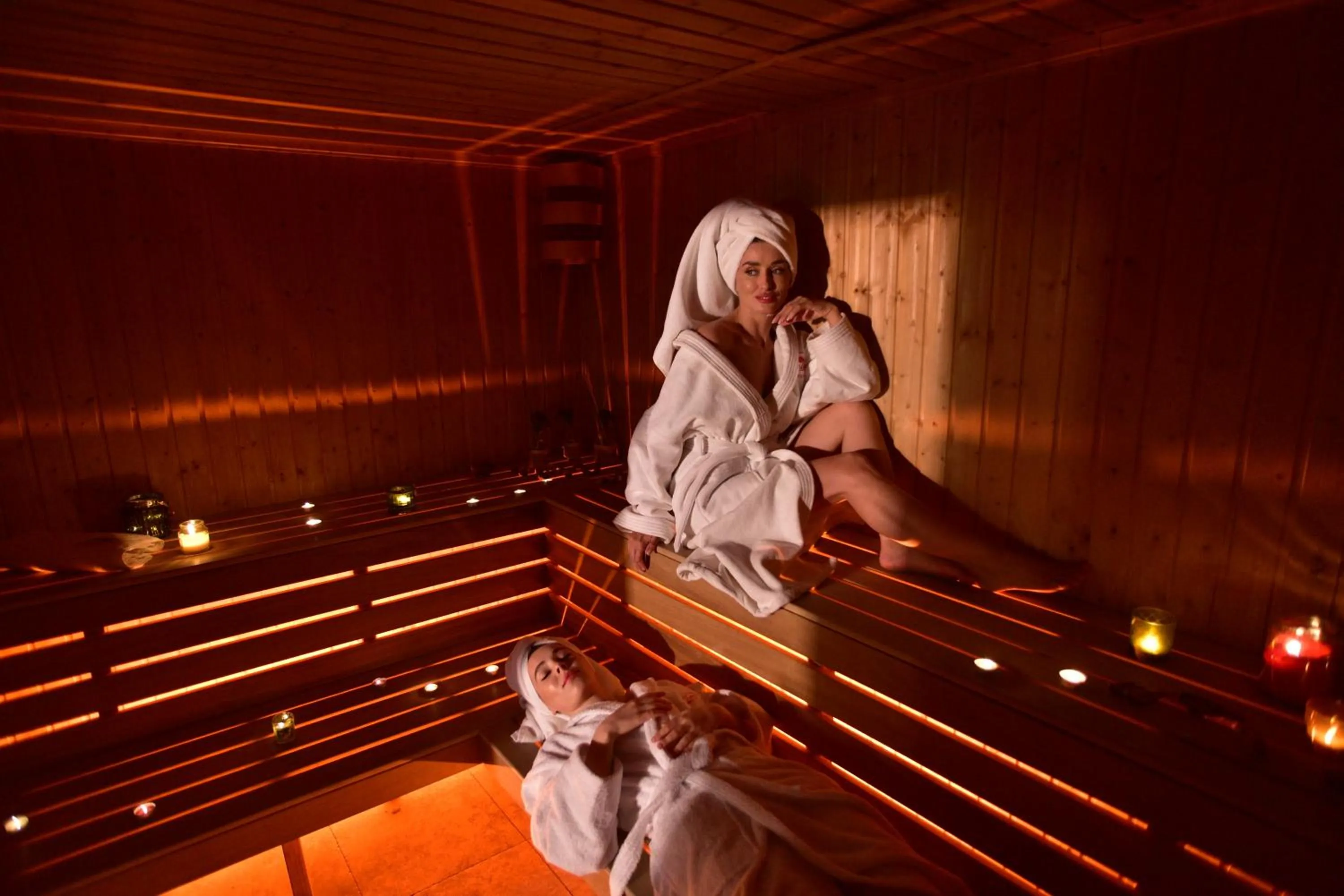 Sauna in Mountain Boutique Family Hotel