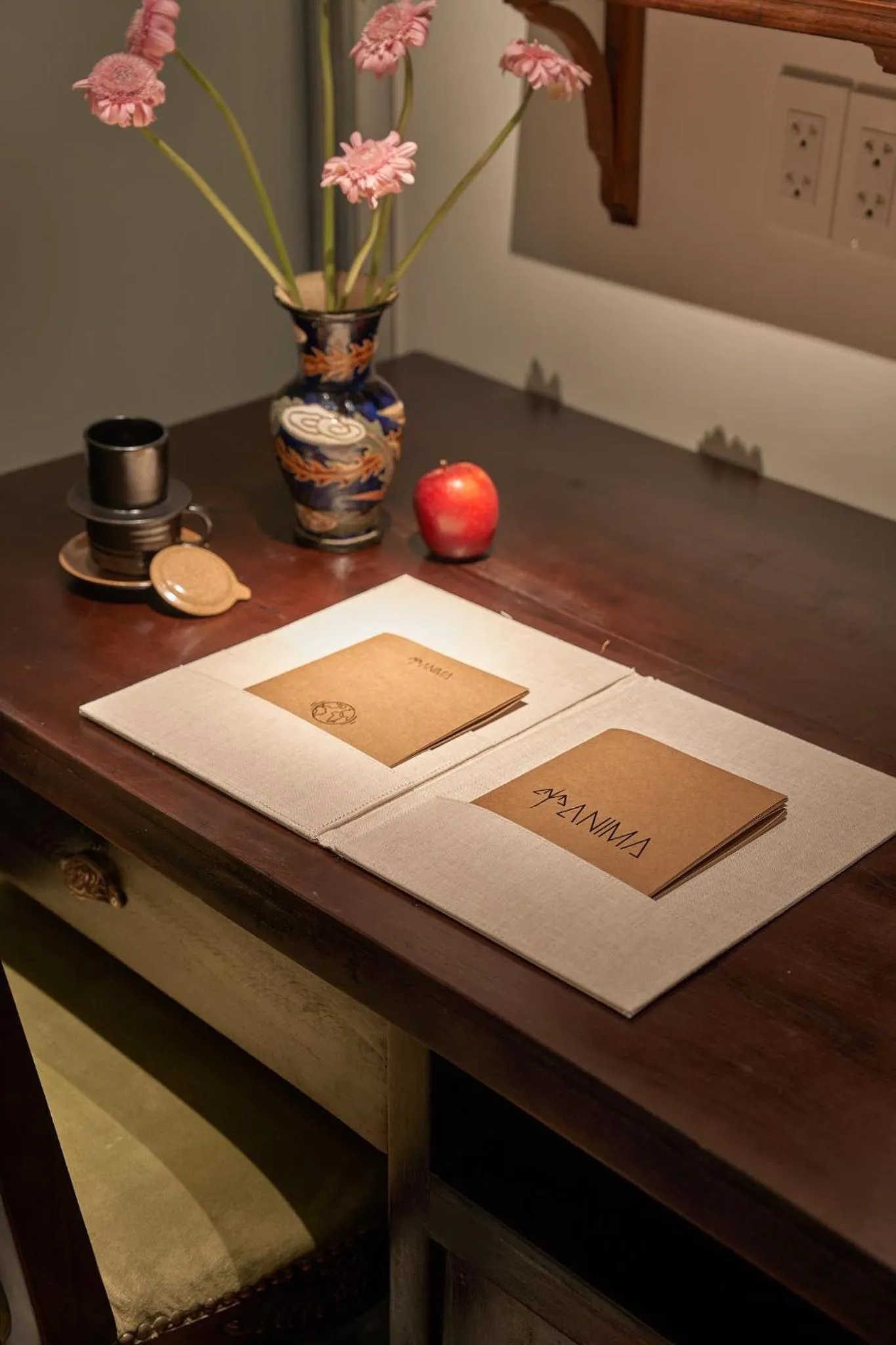 Seating area in Anima Saigon Boutique - Vietnamese Contemporary Art Hotel