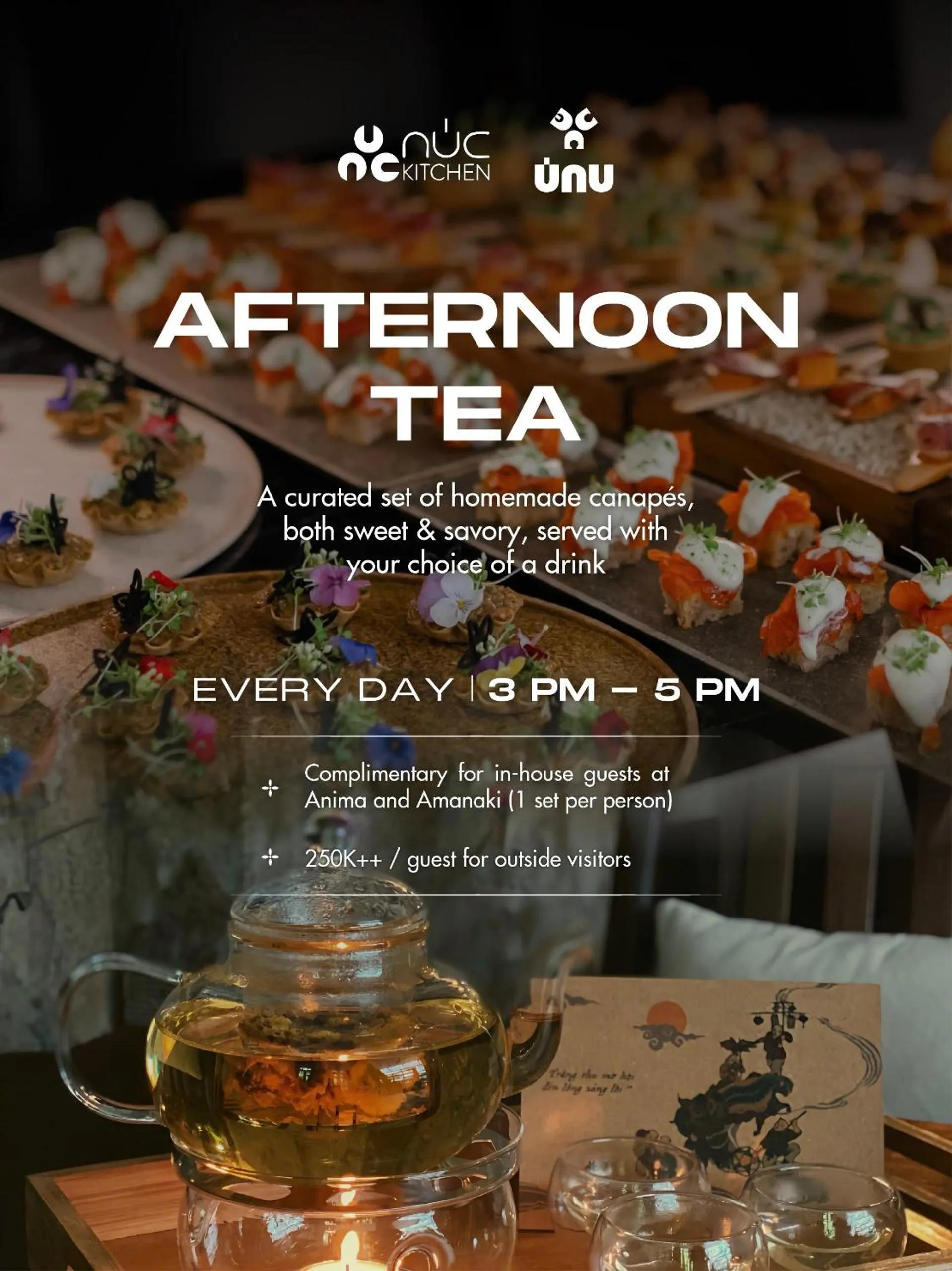 Food and drinks in Anima Saigon Boutique - Vietnamese Contemporary Art Hotel