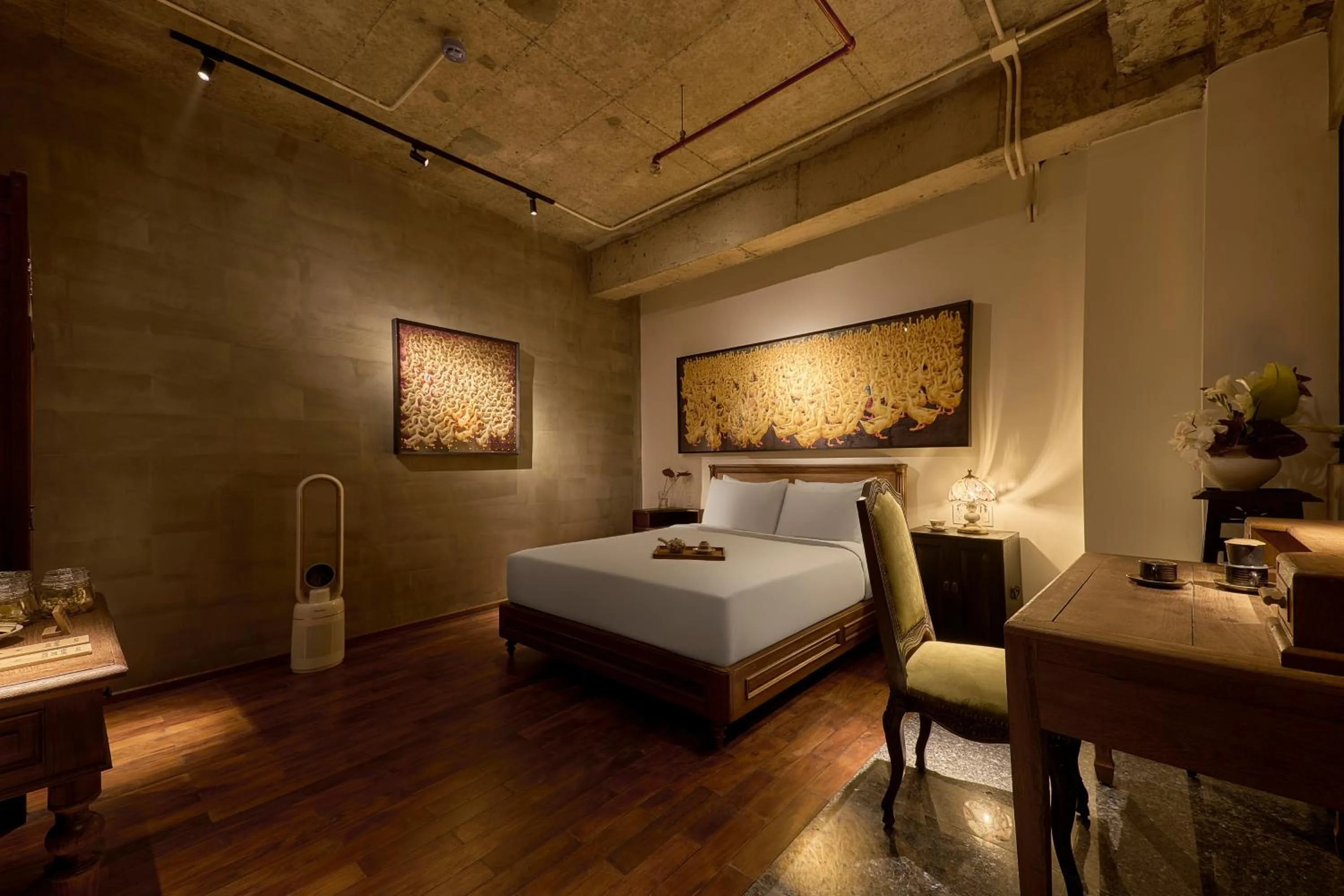 Bedroom, Bed in Anima Saigon Boutique - Vietnamese Contemporary Art Hotel