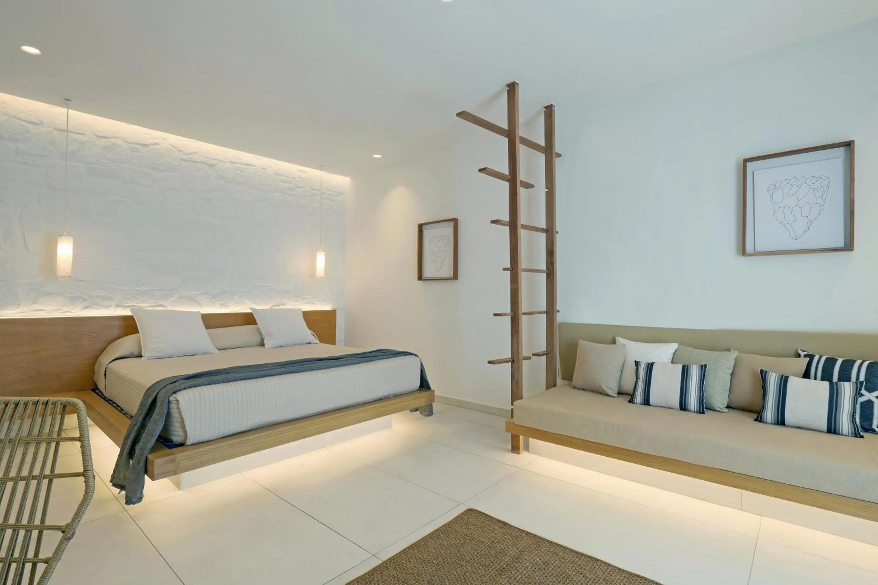 Bed in Andronikos Hotel