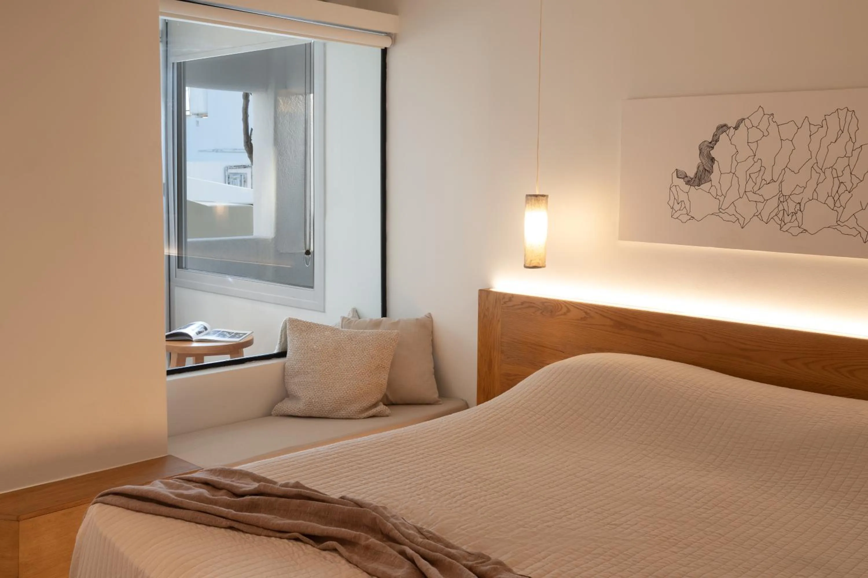 Bedroom, Bed in Andronikos Hotel