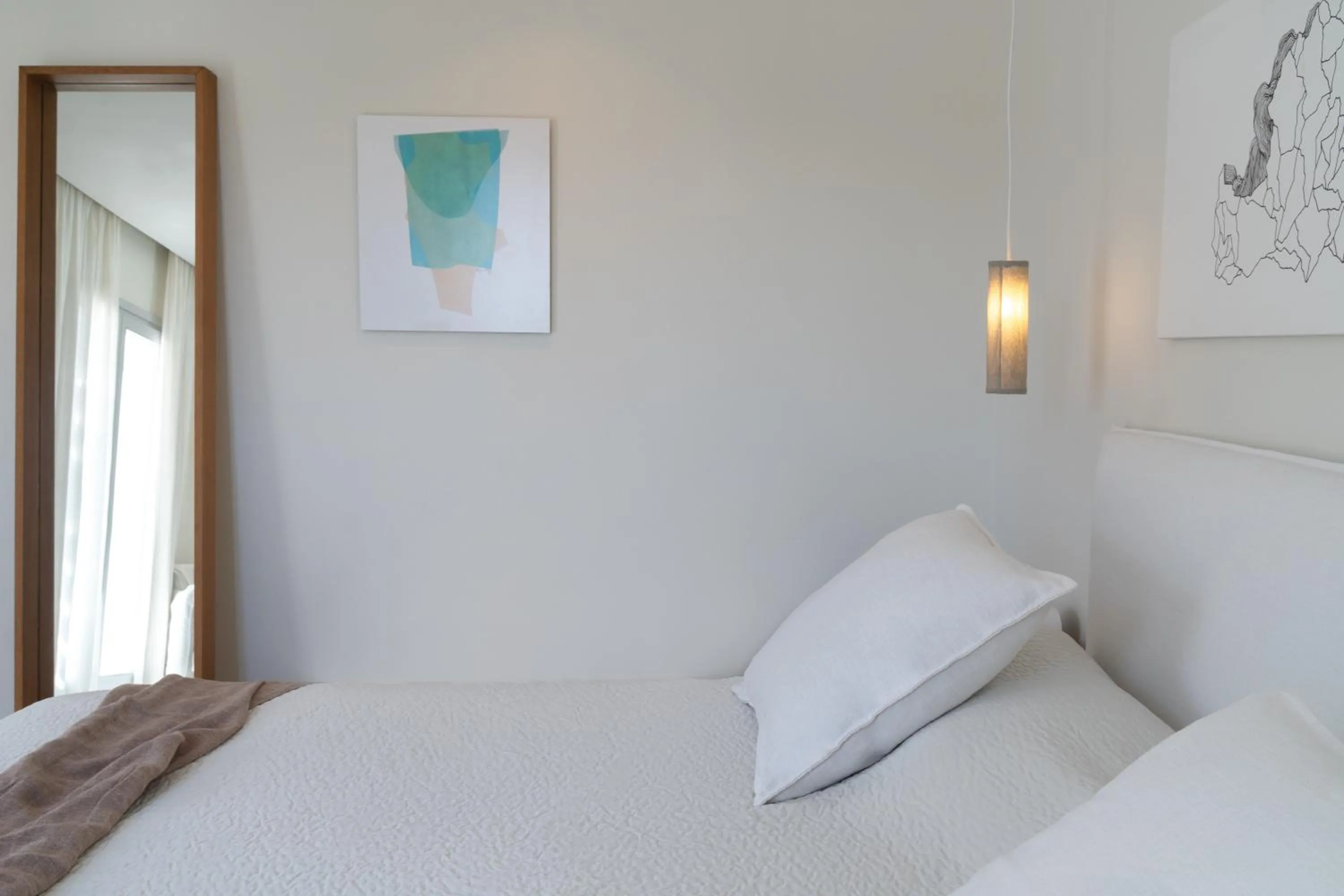 Bed in Andronikos Hotel