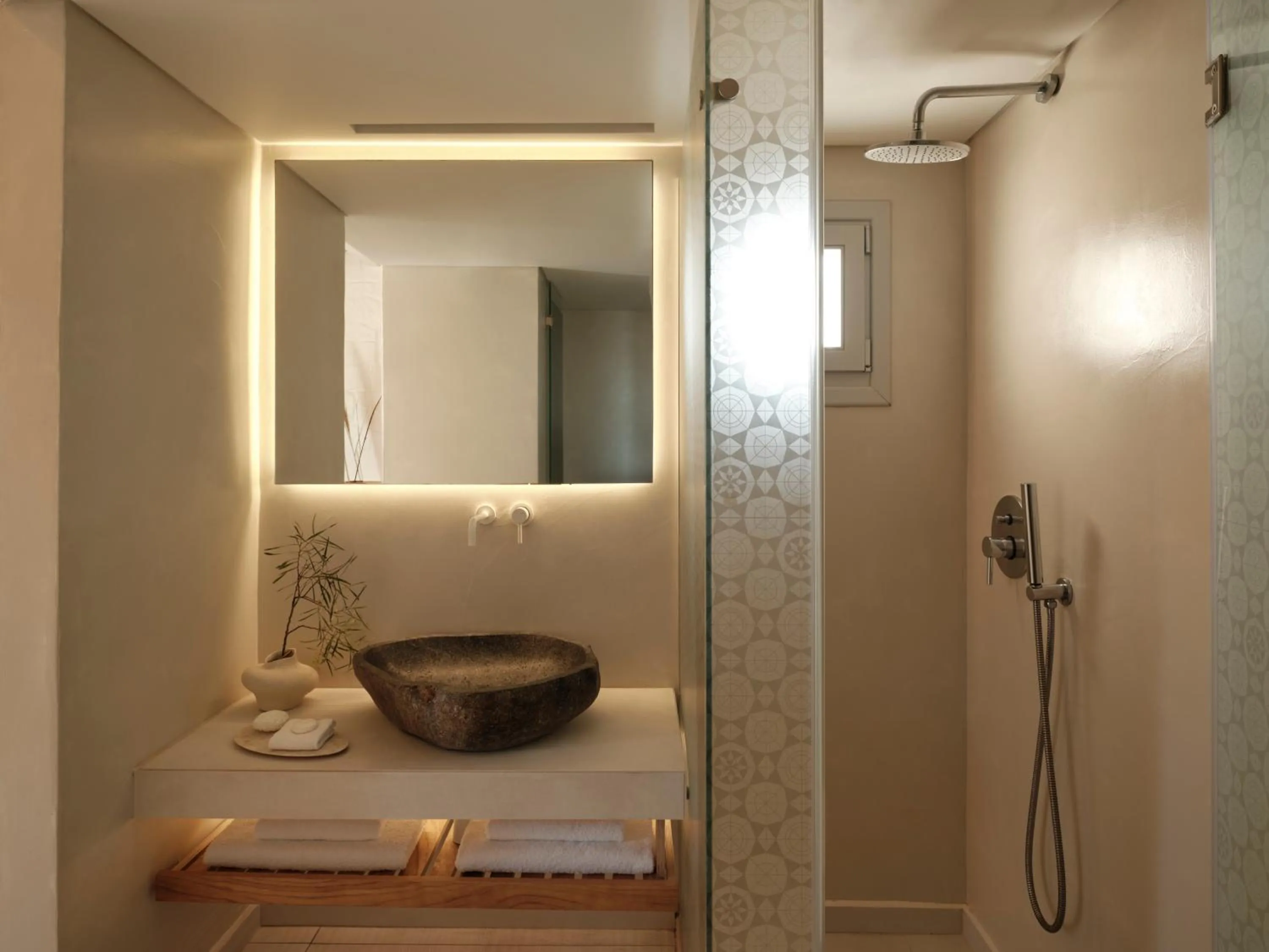 Bathroom in Andronikos Hotel