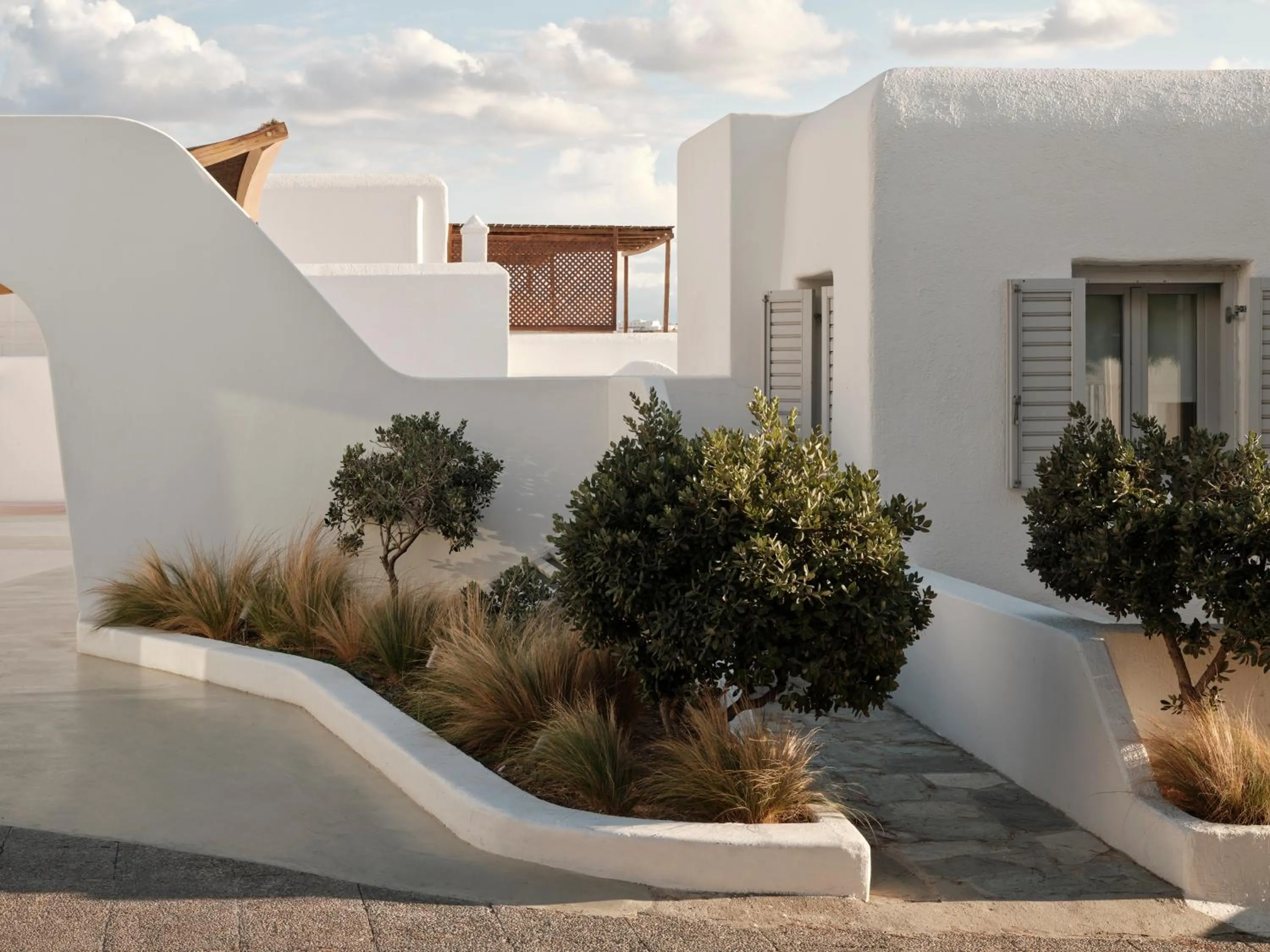 Garden view in Andronikos Hotel