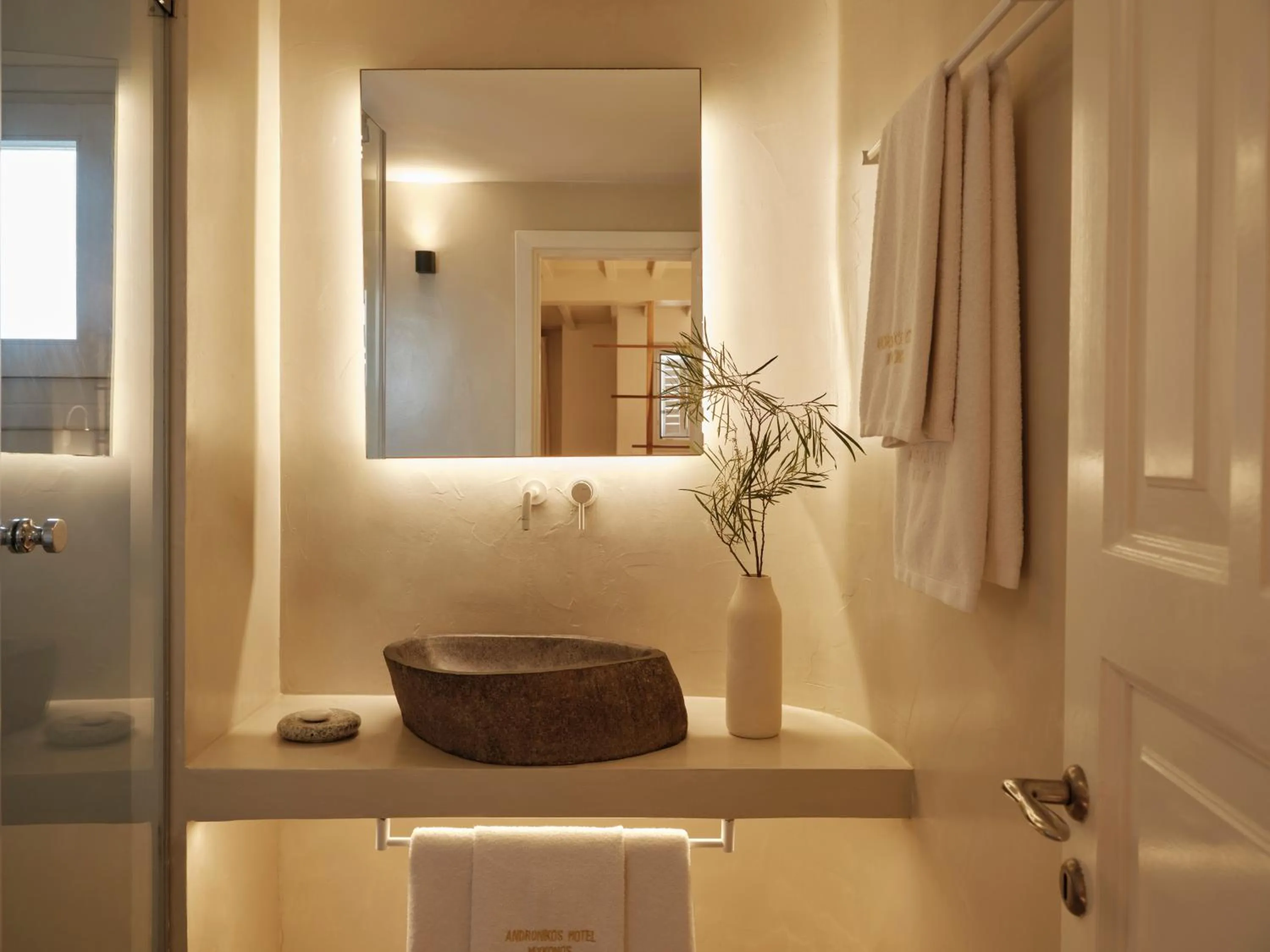 Bathroom in Andronikos Hotel