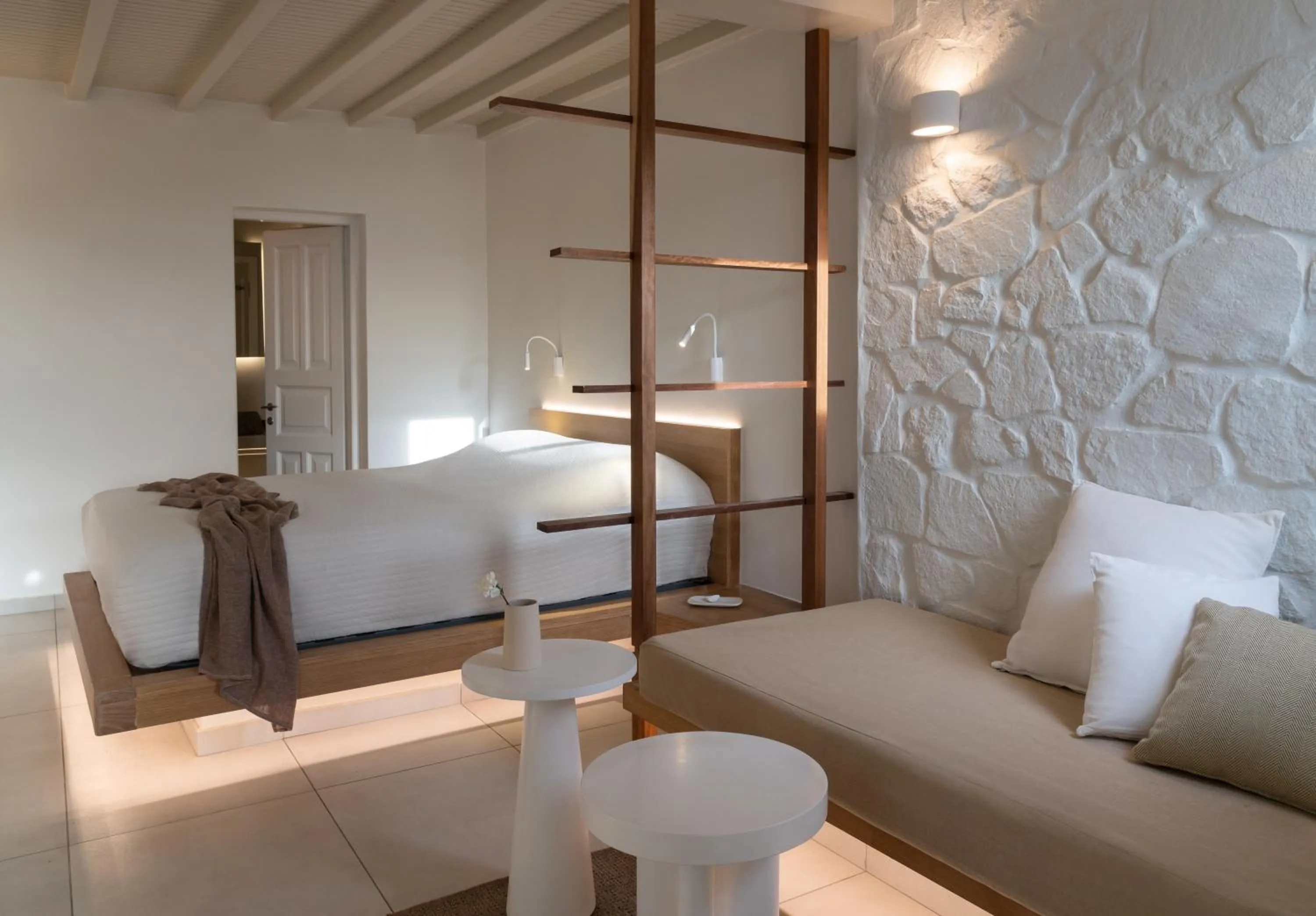 Decorative detail, Bed in Andronikos Hotel