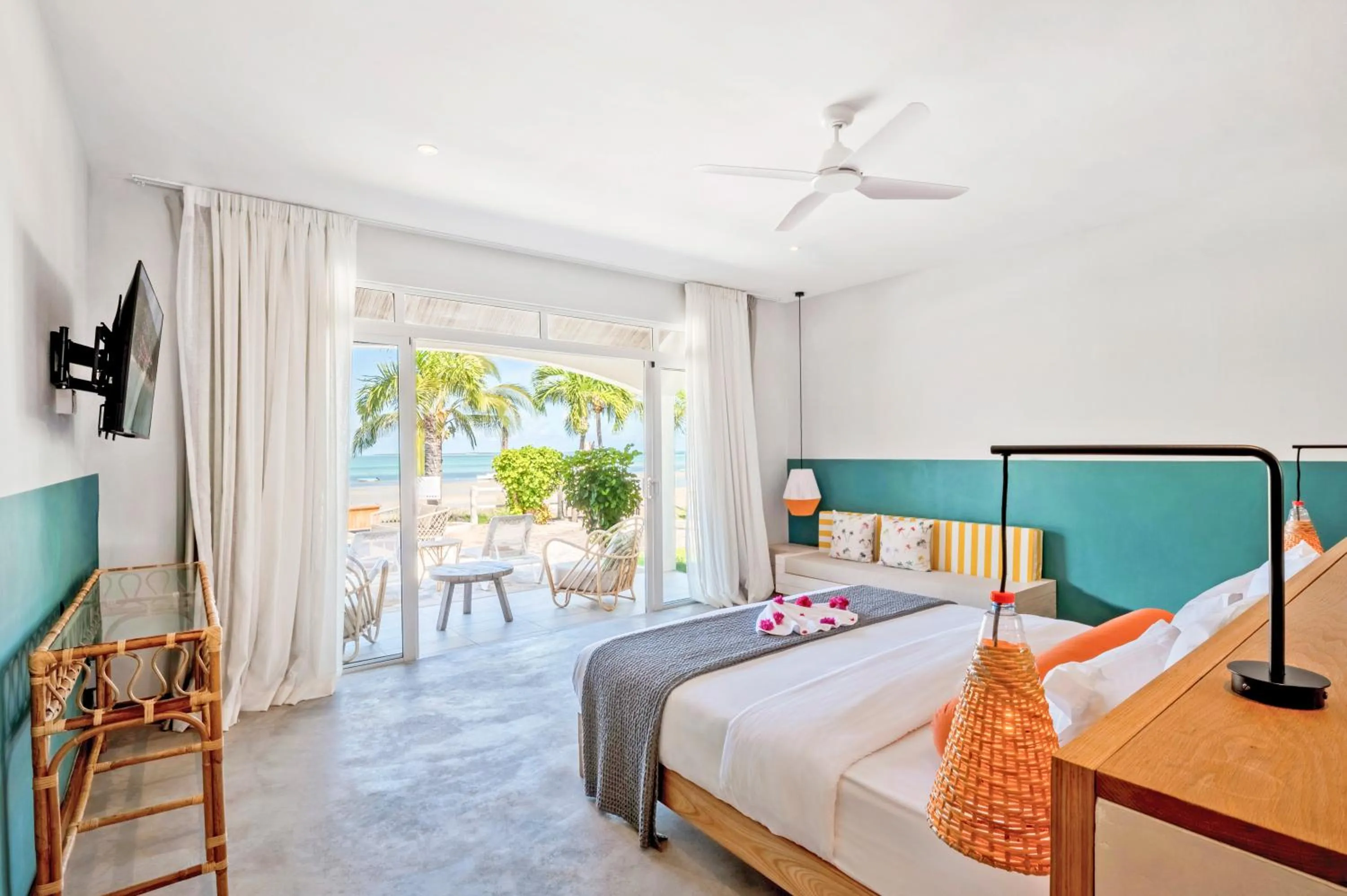 View (from property/room), Bed in C Rodrigues Mourouk - Rodrigues Island