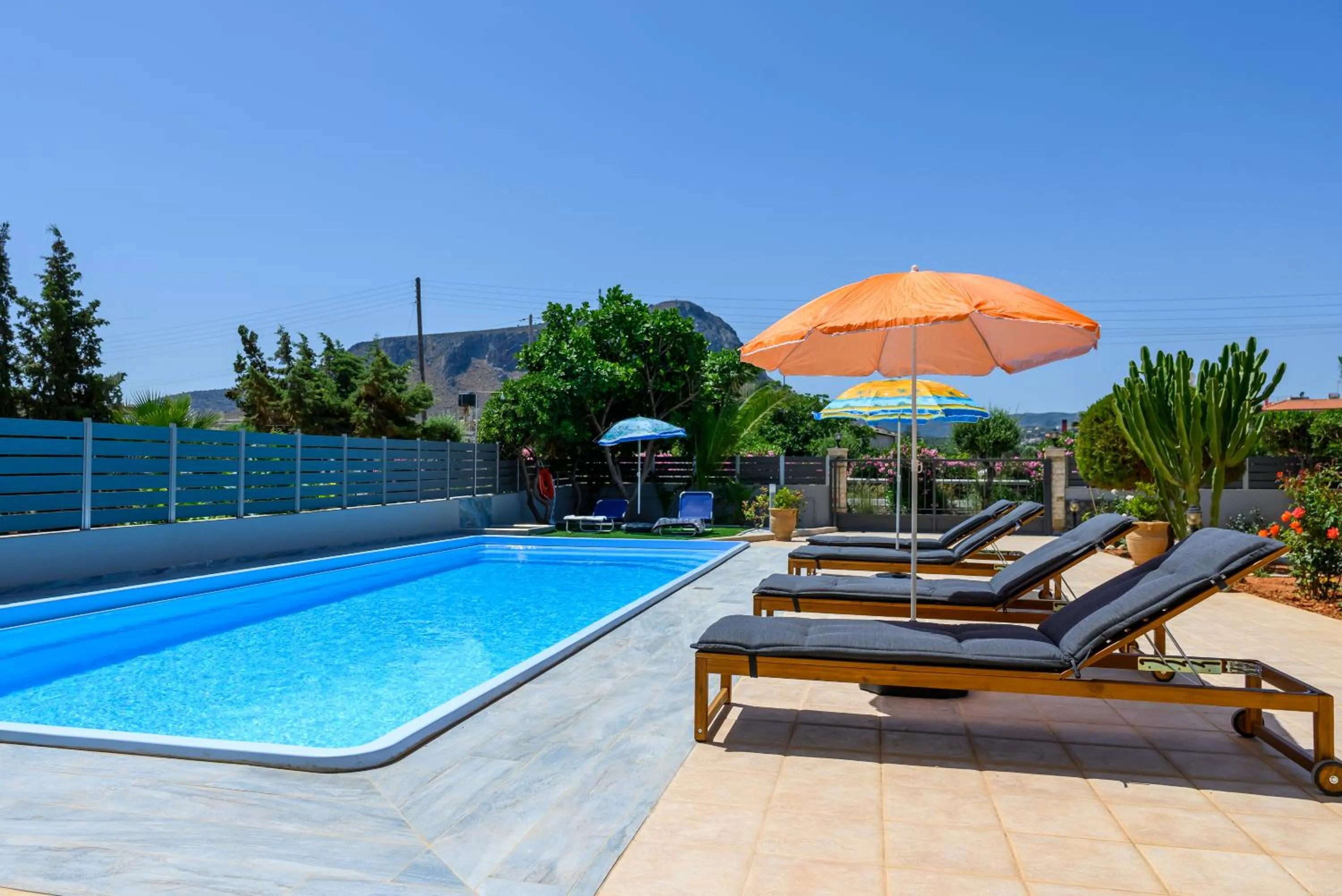 Swimming pool in Fotis Studios Apartments