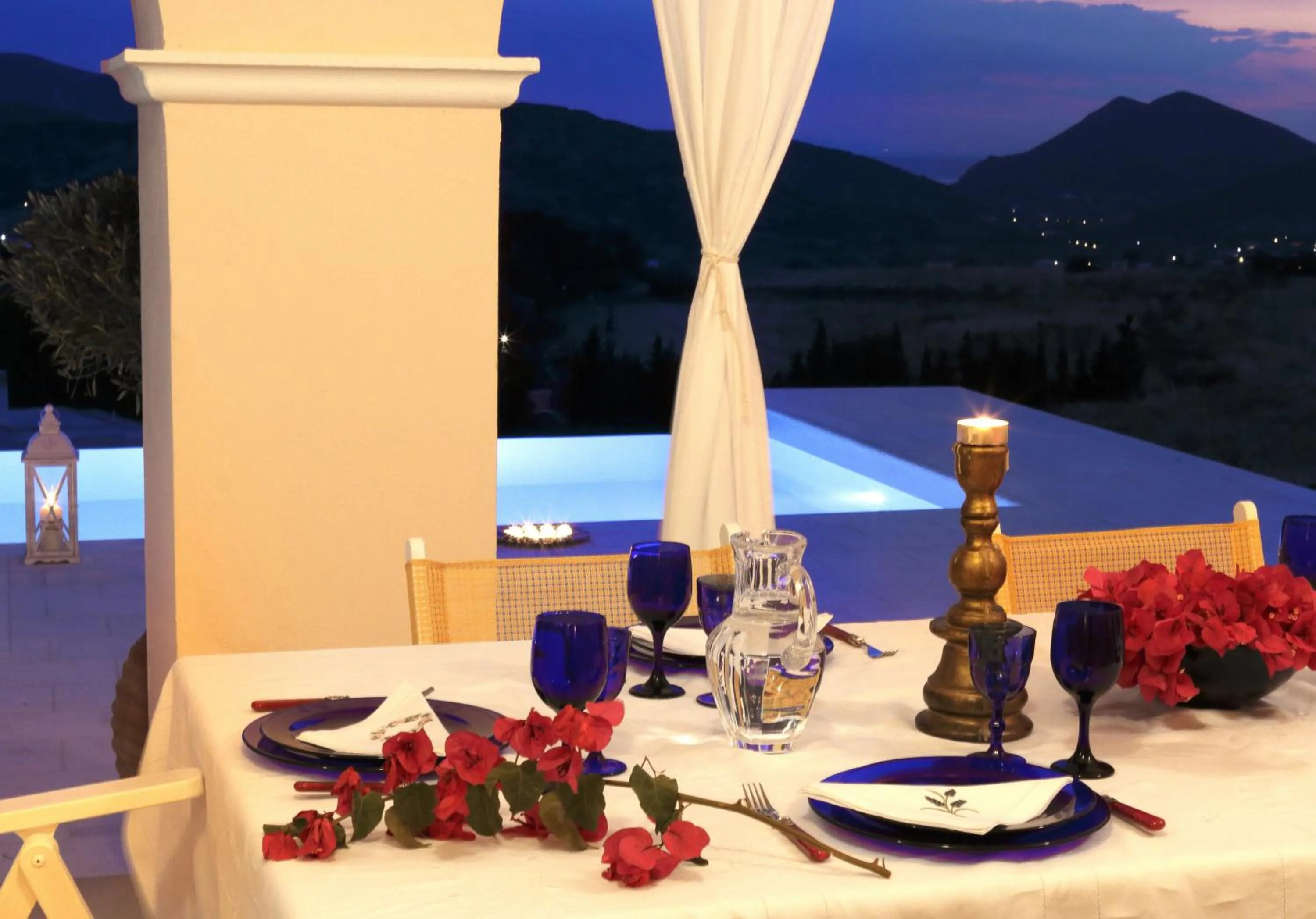 Balcony/Terrace in Villa Casa Del Sol Syros