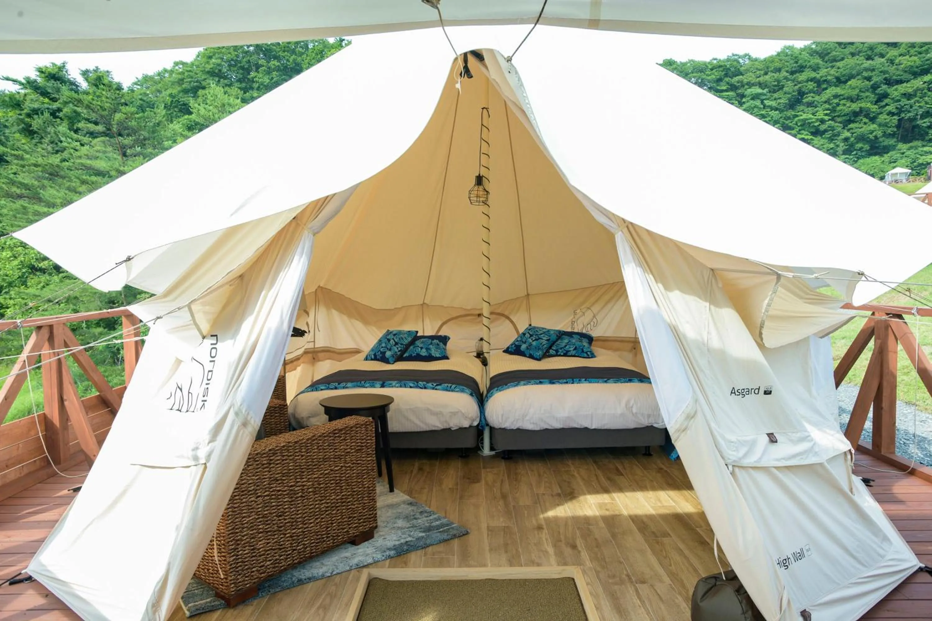 Bed in Hawaiians Glamping Mauna Village