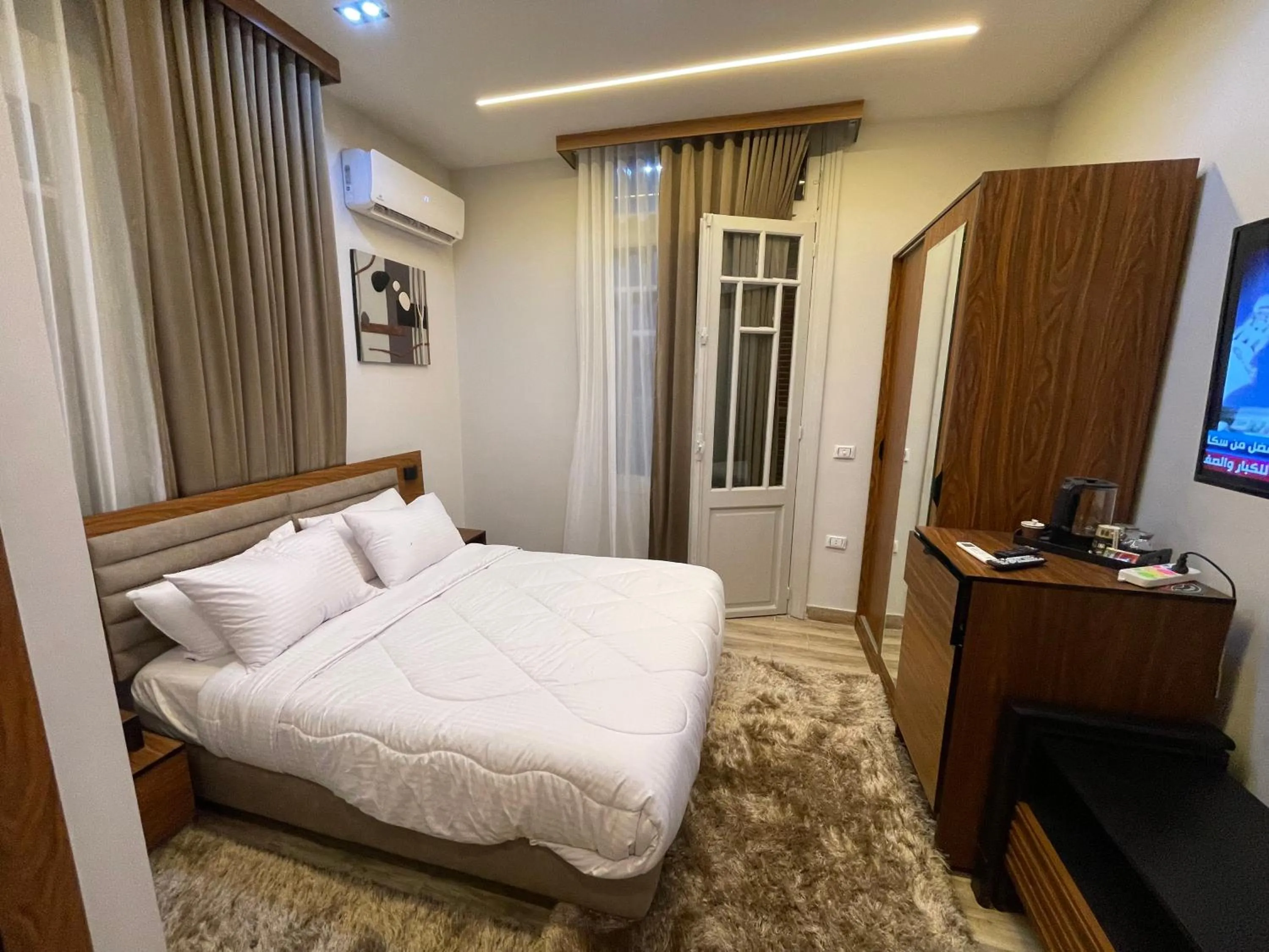 Bed in Italia Hotel Cairo