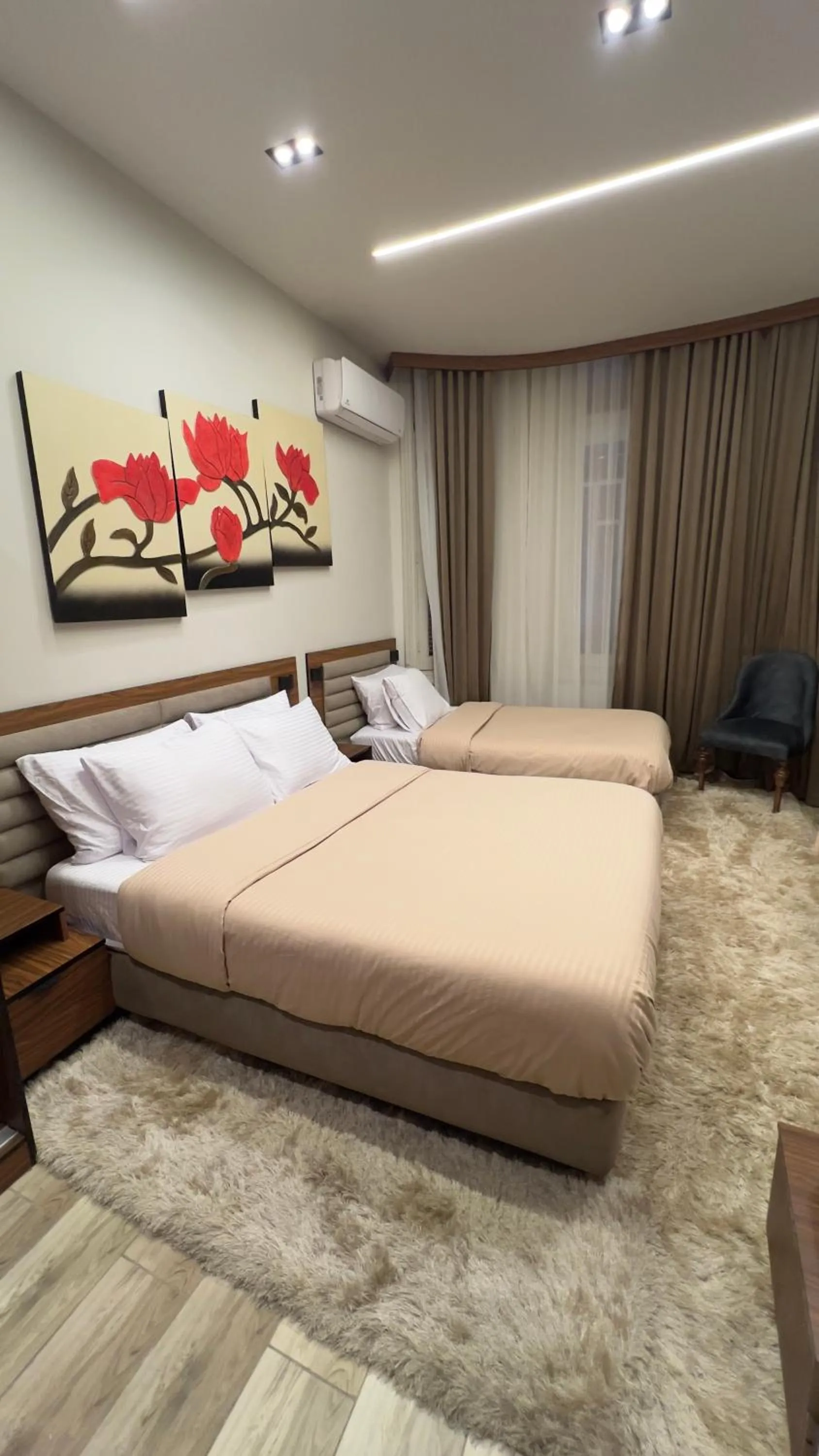 Bed in Italia Hotel Cairo