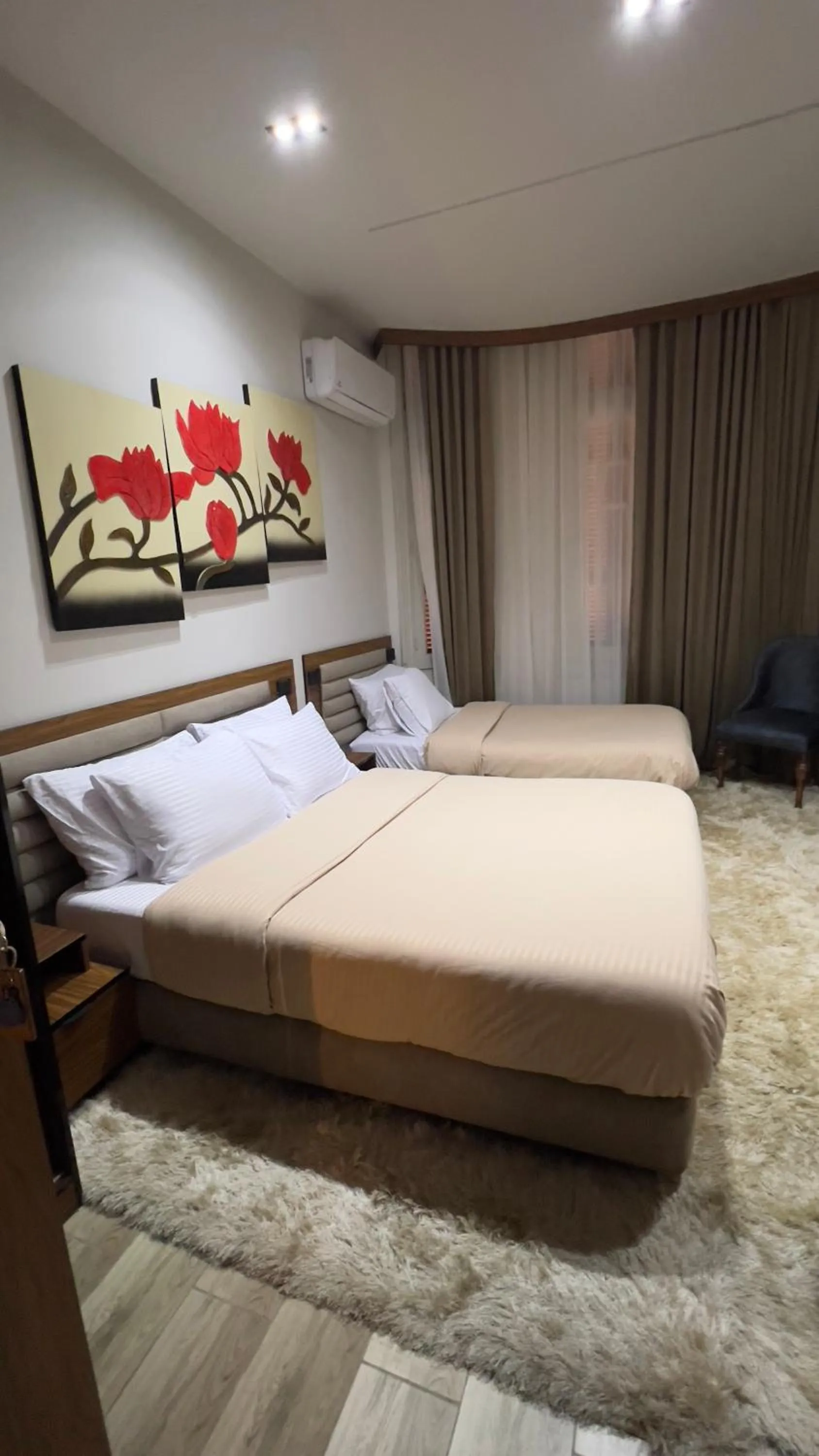 Bed in Italia Hotel Cairo