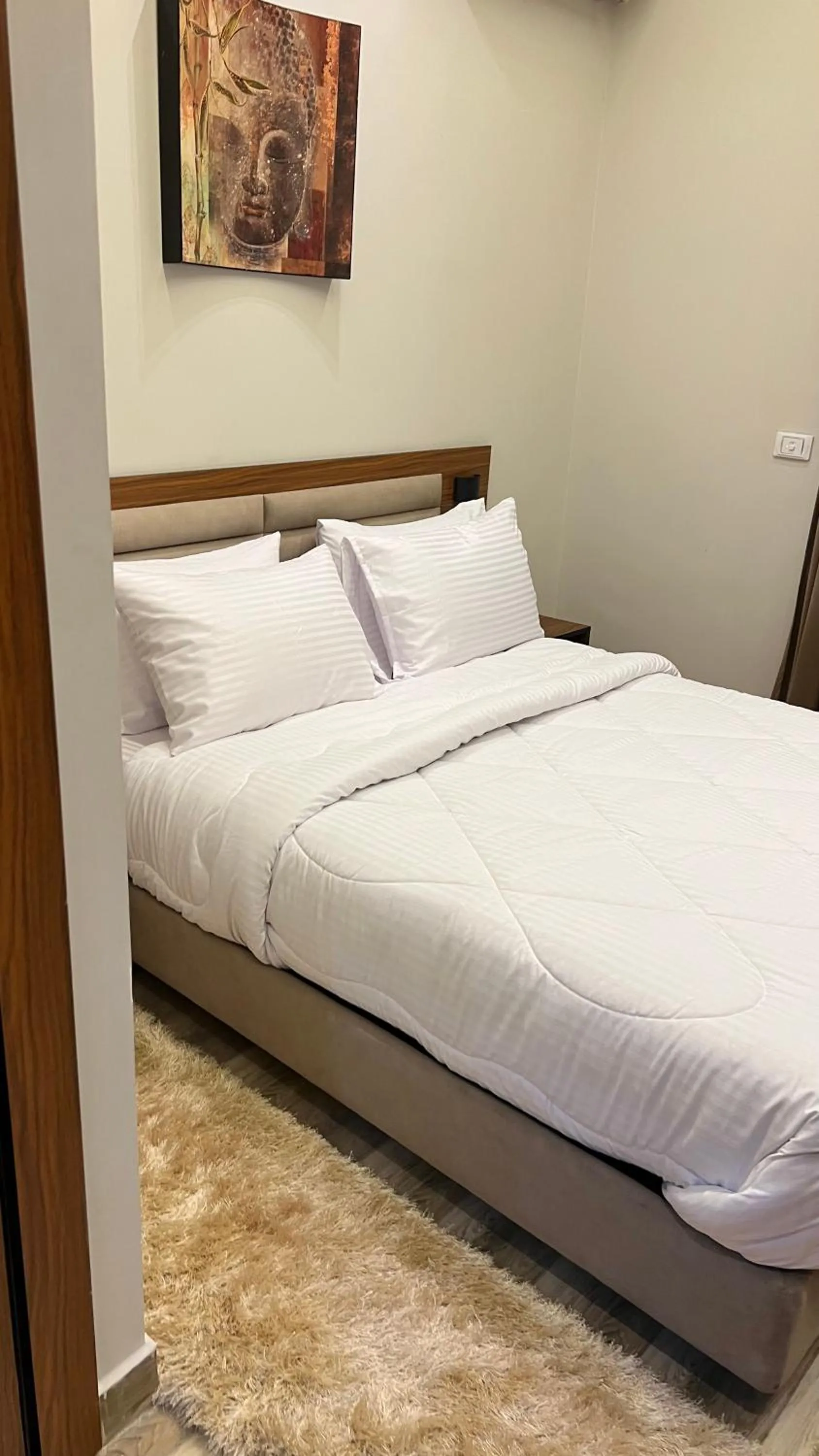 Bed in Italia Hotel Cairo