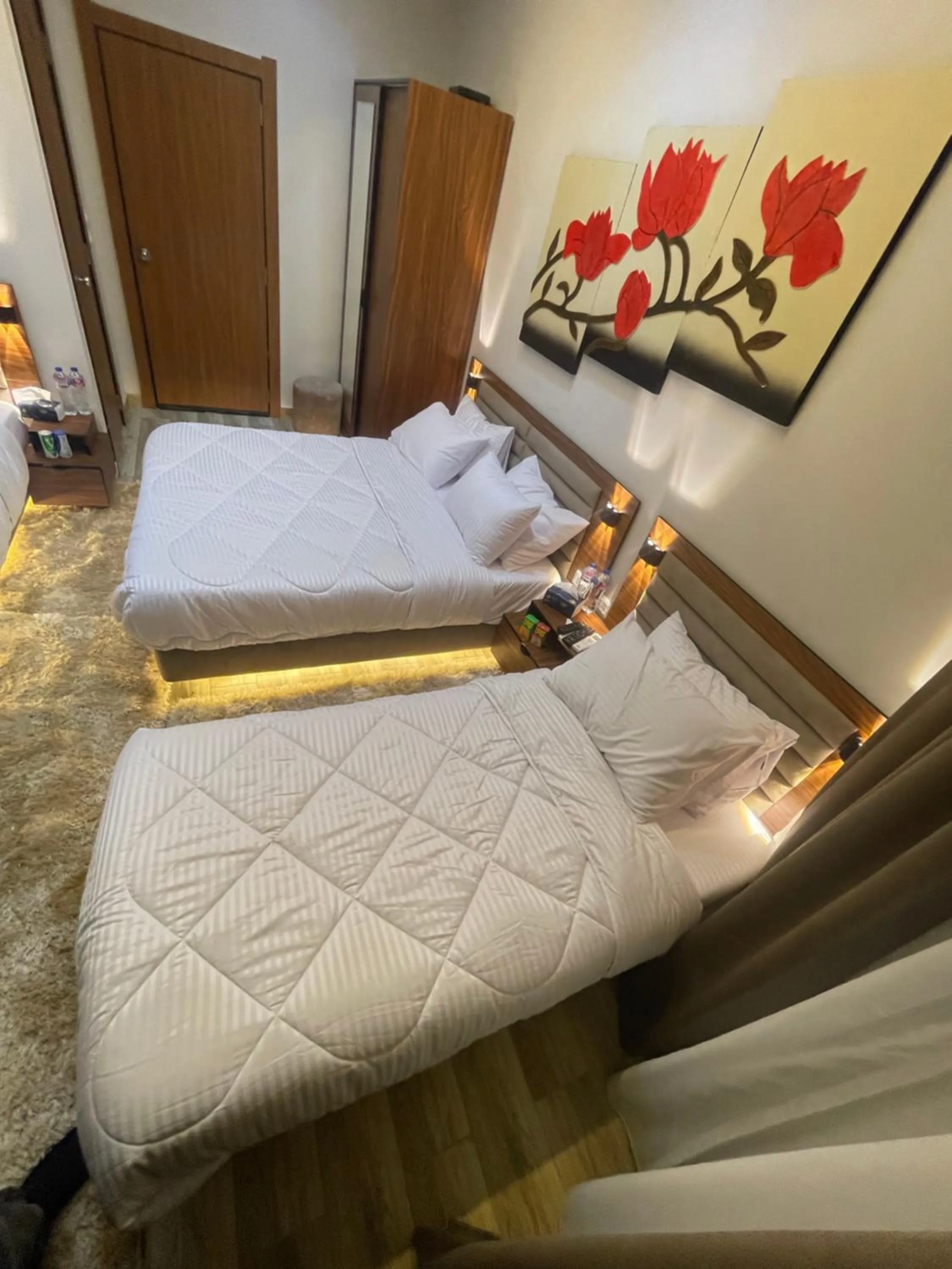 Bed in Italia Hotel Cairo