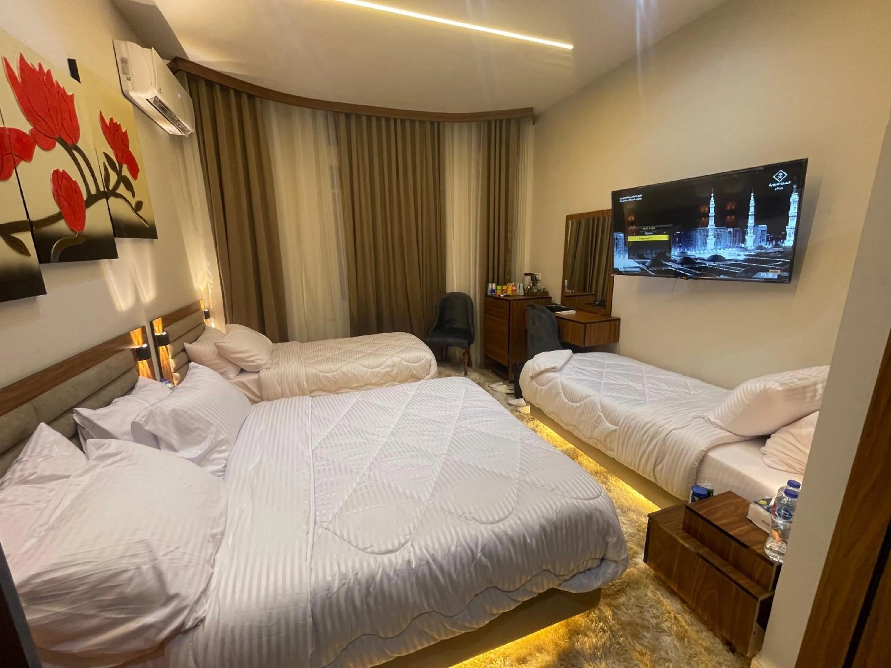 Bed in Italia Hotel Cairo