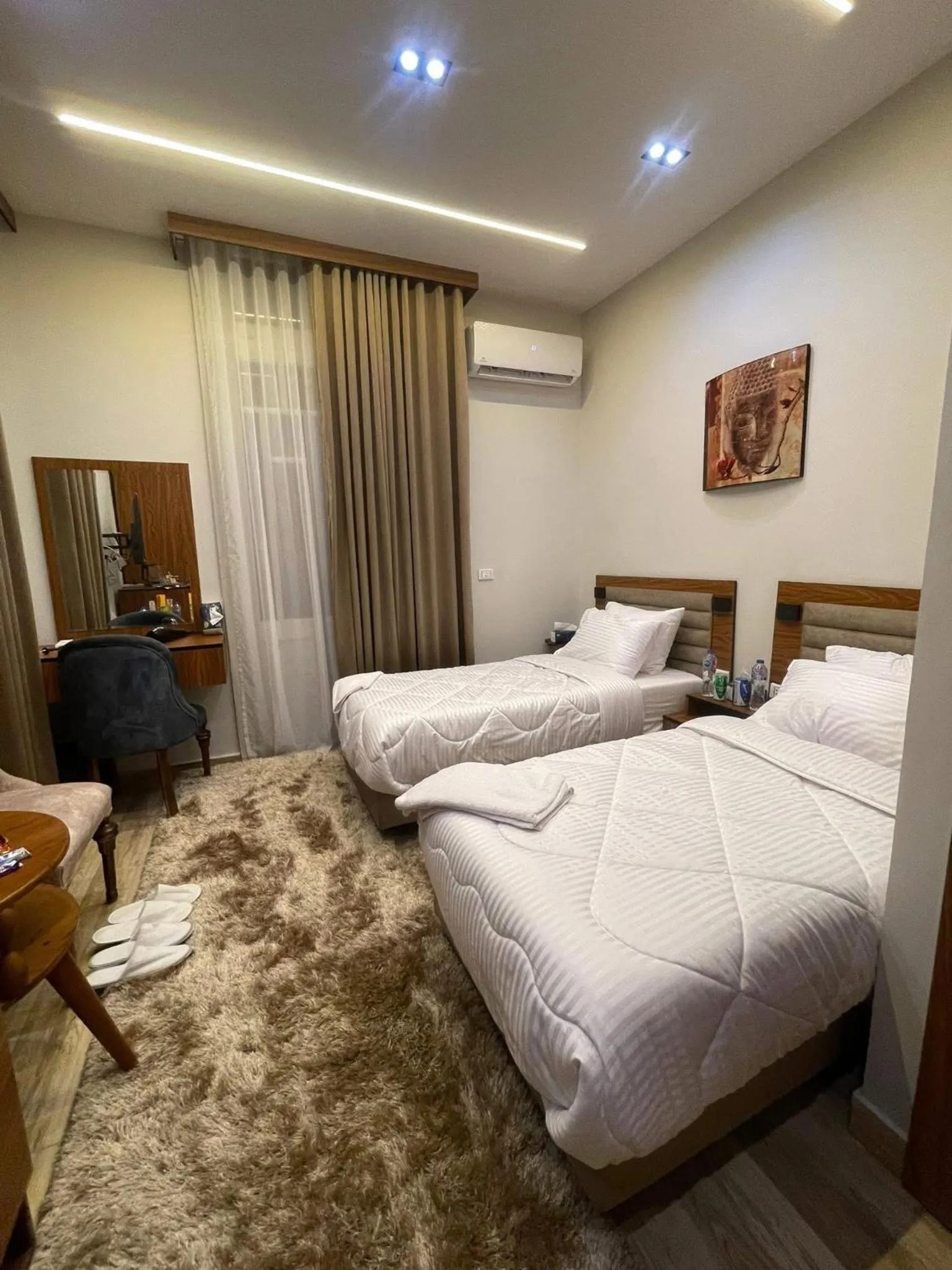 Bed in Italia Hotel Cairo