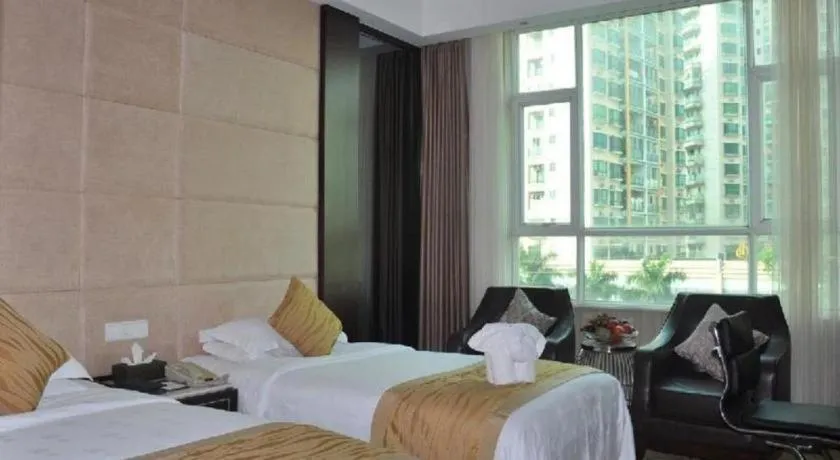 Bed in Haikou Conifer Garden Hotel