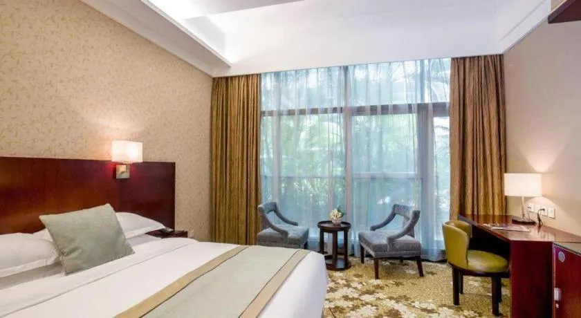 Bed in Langshan Hotel Shenzhen