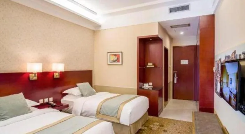Bed in Langshan Hotel Shenzhen